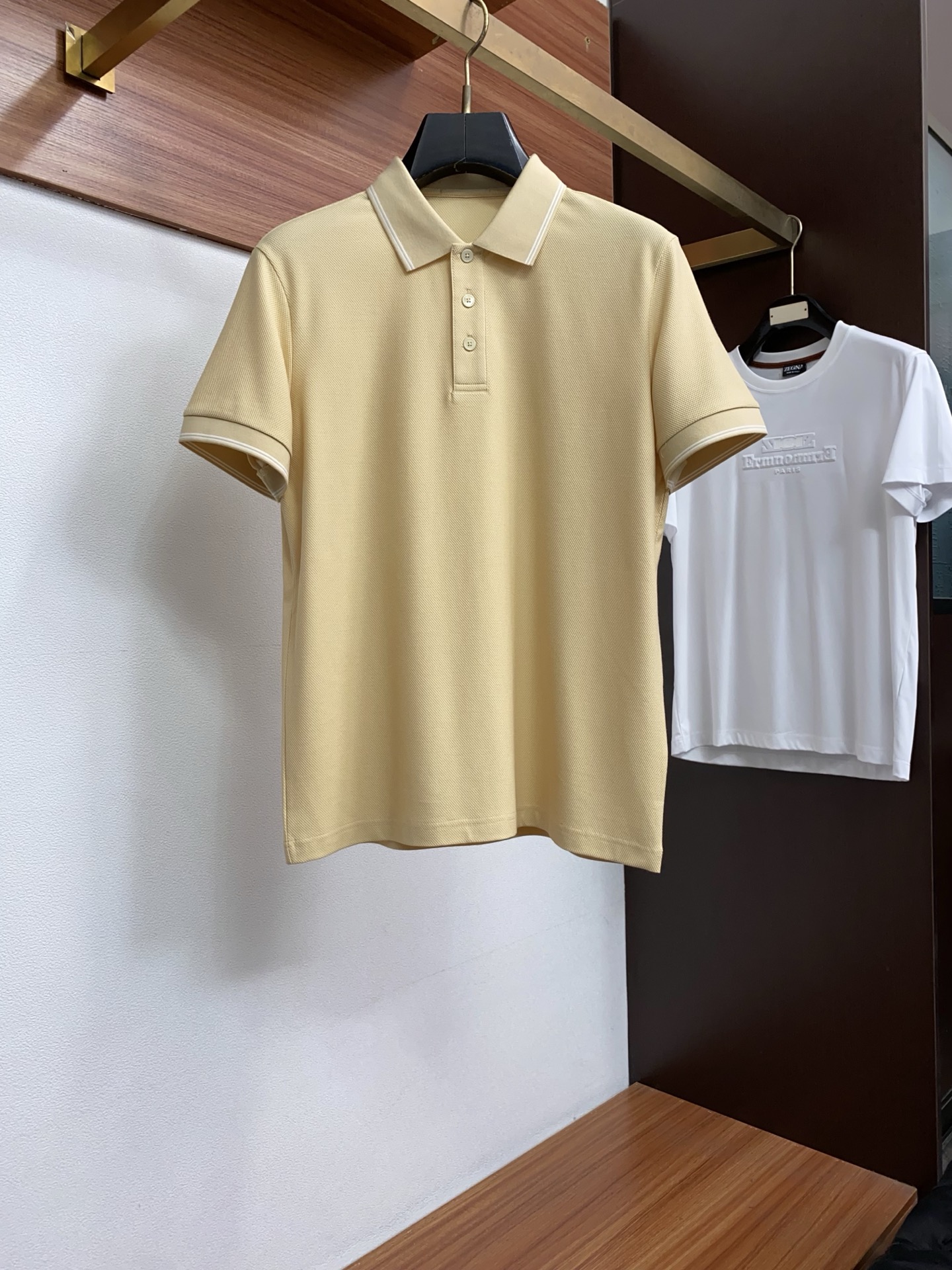 杰尼亚 2026春夏新品翻领商务Polo，极简的衣身造型！顶级珠地6角蜂窝丝光棉质地 整体的触感极为舒适