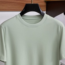 Loro piana 诺悠翩雅 26SS春夏新款 皮麻棉质圆微阔领短袖 男士基础款纯白专柜短袖T恤衫!贸易公司渠道稀出, Loro piana 诺悠翩雅 26SS春夏新款 皮麻棉质圆微阔领短袖 男士基础款纯白专柜短袖T恤衫!贸易公司渠道稀出,