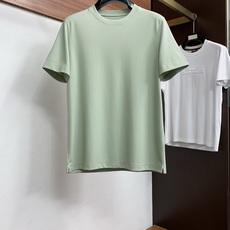 Loro piana 诺悠翩雅 26SS春夏新款 皮麻棉质圆微阔领短袖 男士基础款纯白专柜短袖T恤衫!贸易公司渠道稀出, Loro piana 诺悠翩雅 26SS春夏新款 皮麻棉质圆微阔领短袖 男士基础款纯白专柜短袖T恤衫!贸易公司渠道稀出,