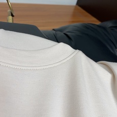 Loro piana 诺悠翩雅 26SS春夏新款 皮麻棉质圆微阔领短袖 男士基础款纯白专柜短袖T恤衫!贸易公司渠道稀出, Loro piana 诺悠翩雅 26SS春夏新款 皮麻棉质圆微阔领短袖 男士基础款纯白专柜短袖T恤衫!贸易公司渠道稀出,