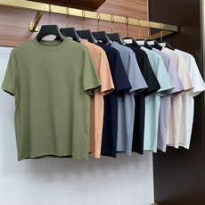 Loro piana 诺悠翩雅 26SS春夏新款 皮麻棉质圆微阔领短袖 男士基础款纯白专柜短袖T恤衫!贸易公司渠道稀出, Loro piana 诺悠翩雅 26SS春夏新款 皮麻棉质圆微阔领短袖 男士基础款纯白专柜短袖T恤衫!贸易公司渠道稀出,
