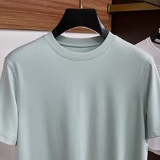 Loro piana 诺悠翩雅 26SS春夏新款 皮麻棉质圆微阔领短袖 男士基础款纯白专柜短袖T恤衫!贸易公司渠道稀出, Loro piana 诺悠翩雅 26SS春夏新款 皮麻棉质圆微阔领短袖 男士基础款纯白专柜短袖T恤衫!贸易公司渠道稀出,