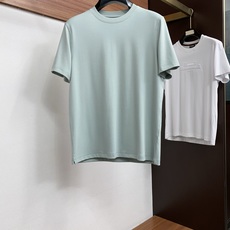 Loro piana 诺悠翩雅 26SS春夏新款 皮麻棉质圆微阔领短袖 男士基础款纯白专柜短袖T恤衫!贸易公司渠道稀出, Loro piana 诺悠翩雅 26SS春夏新款 皮麻棉质圆微阔领短袖 男士基础款纯白专柜短袖T恤衫!贸易公司渠道稀出,