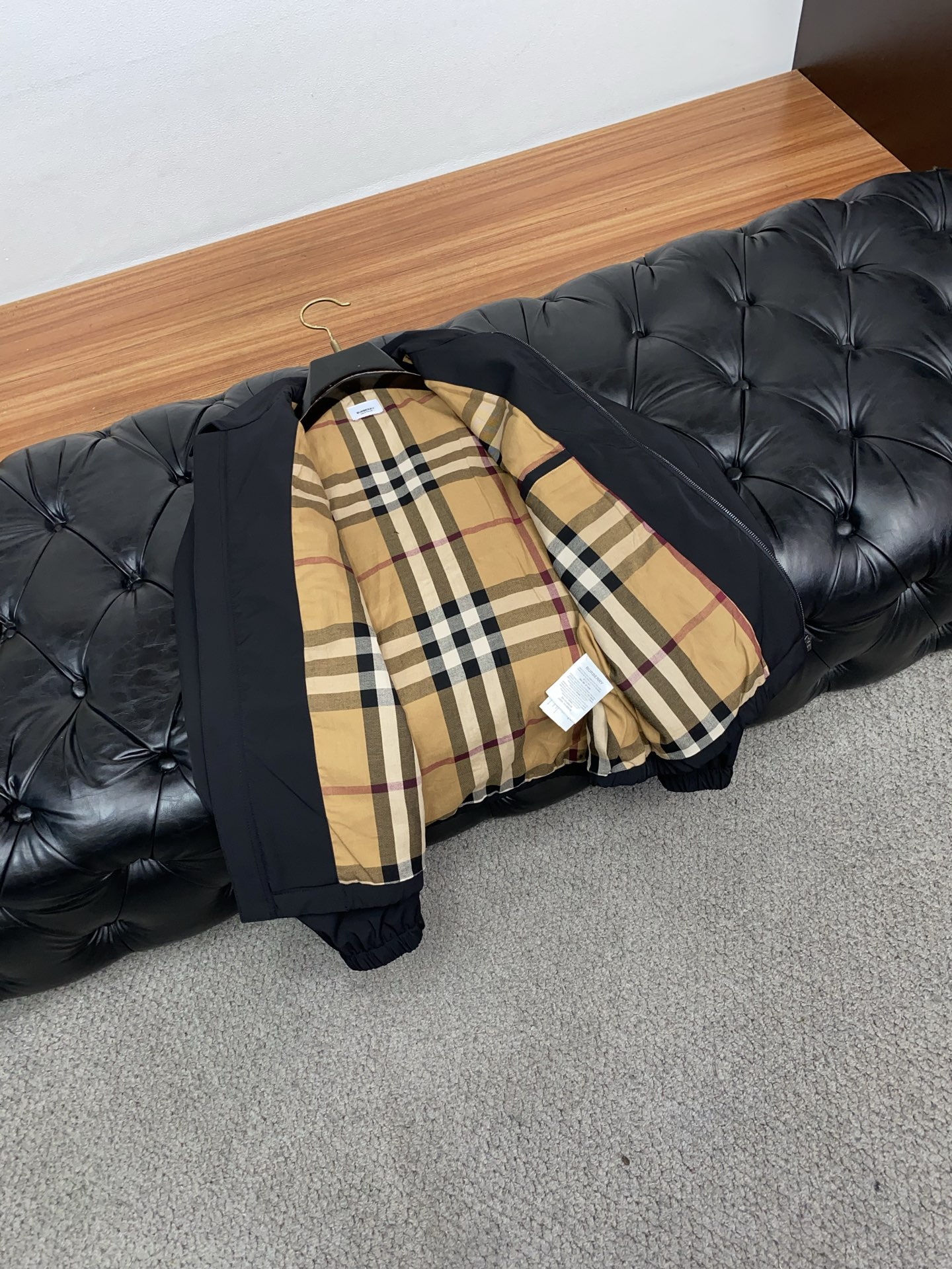 버버리 남성 슬림핏 맞춤 라펠 자켓 상세 이미지 7