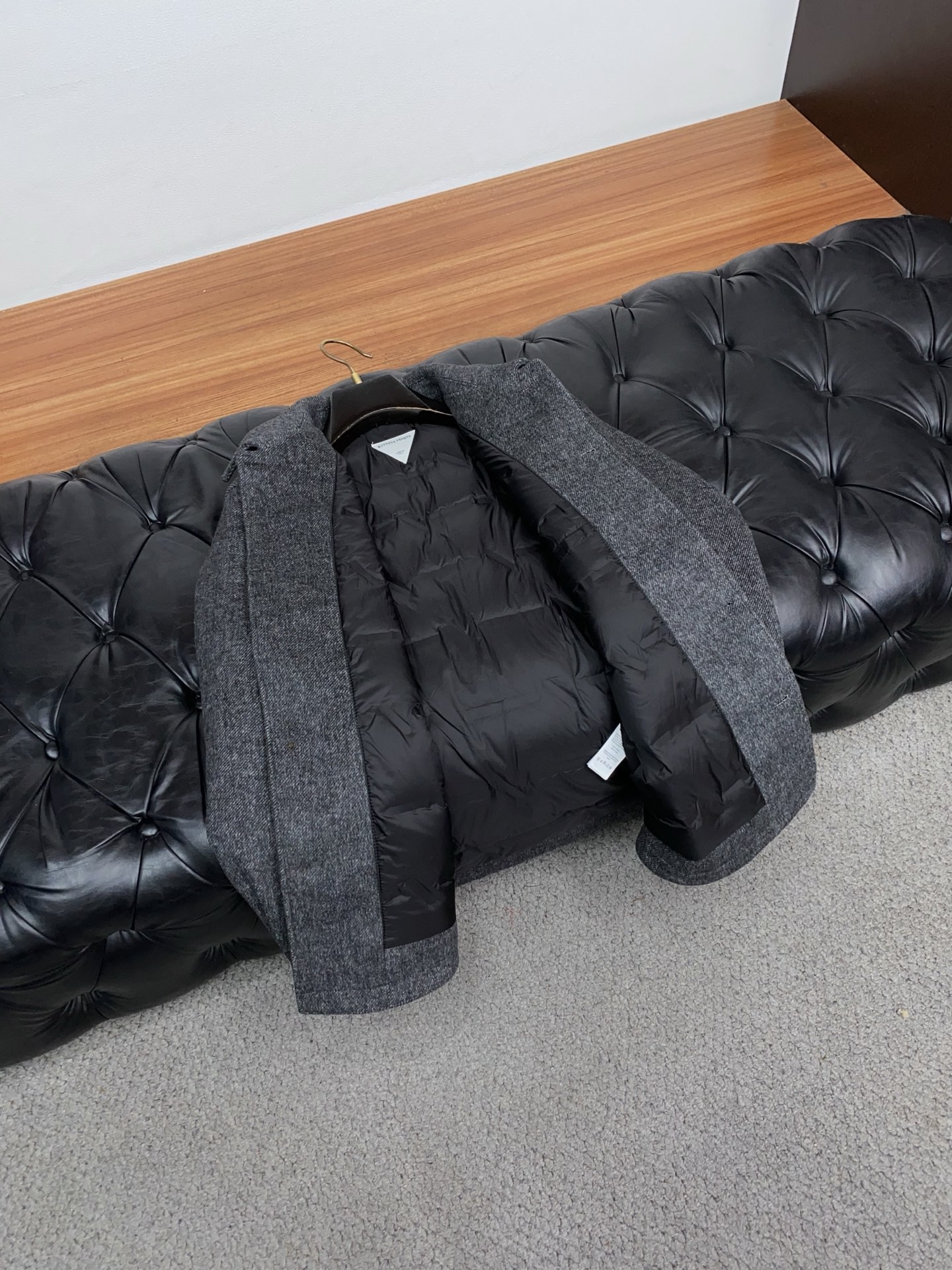 보테가베네타 울 다운 슬림핏 남성 자켓 상세 이미지 7
