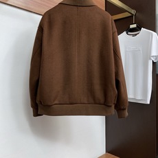 Loro Piana 诺悠翩雅 2026新款男士新款休闲定制商务翻领羊毛呢夹克外套 商务意大利进口面料 简约干练的休闲外 Loro Piana 诺悠翩雅 2026新款男士新款休闲定制商务翻领羊毛呢夹克外套 商务意大利进口面料 简约干练的休闲外