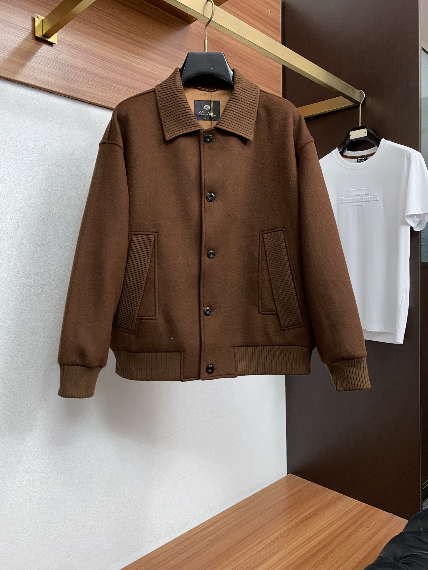 Loro Piana 诺悠翩雅 2026新款男士新款休闲定制商务翻领羊毛呢夹克外套 商务意大利进口面料 简约干练的休闲外