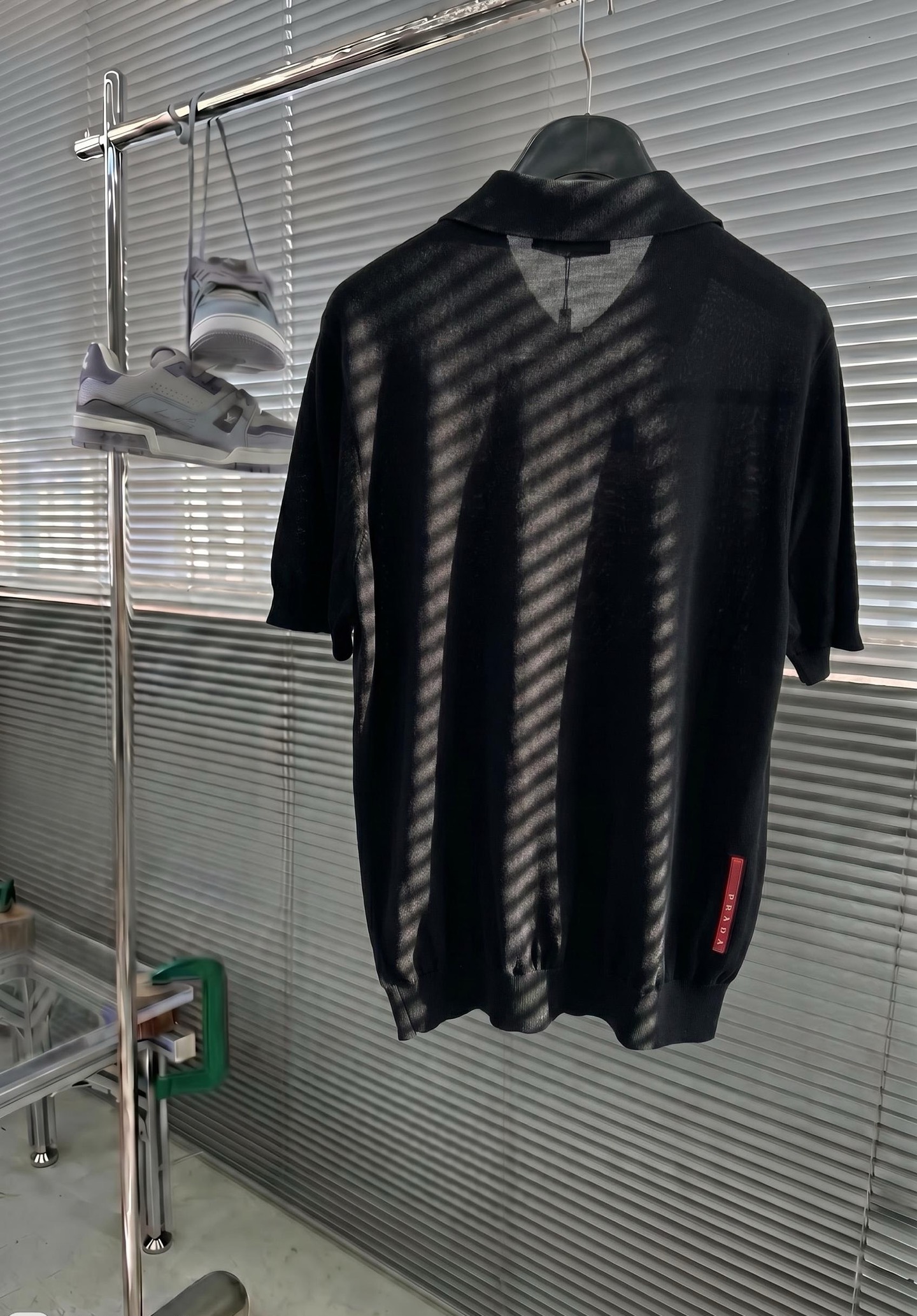 普拉达 2026新款男士高端简约翻领衫针织Polo短袖T恤衫，香港洋行渠道货，纯正血统品质，春夏新款，经