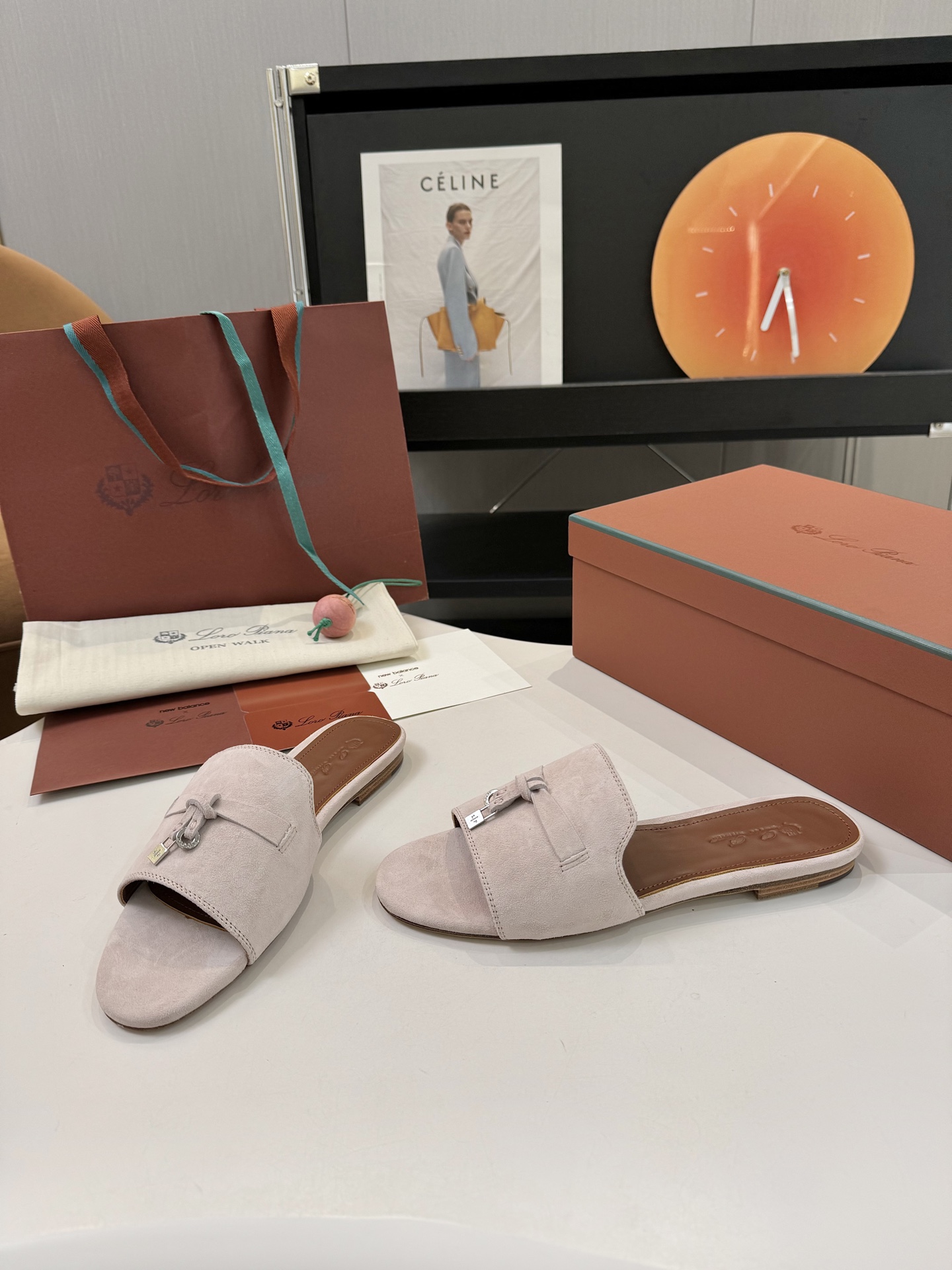P576 Substitution Level Sheep Leather Sandals with Loro Piana Belts - 图片 2