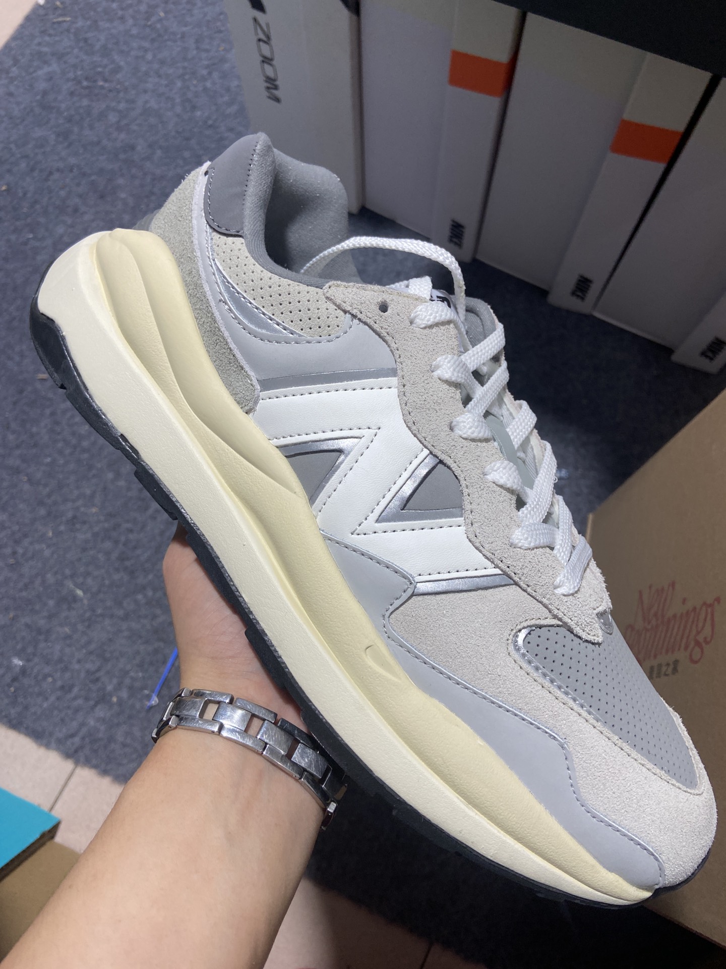 NB5740灰白拼接尺码36-45总裁R版出品-NewBalance5740灰白拼接M5740TA尺码3