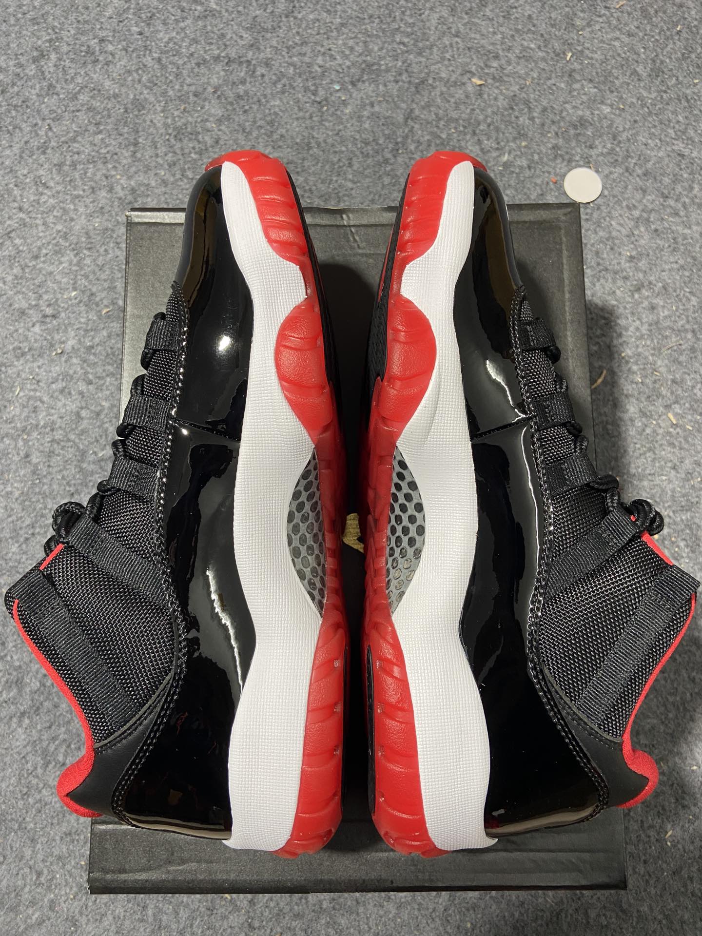 独家首发原装纯原出货AirJordan11RetroLowBred黑红低帮情怀之作528895-012原