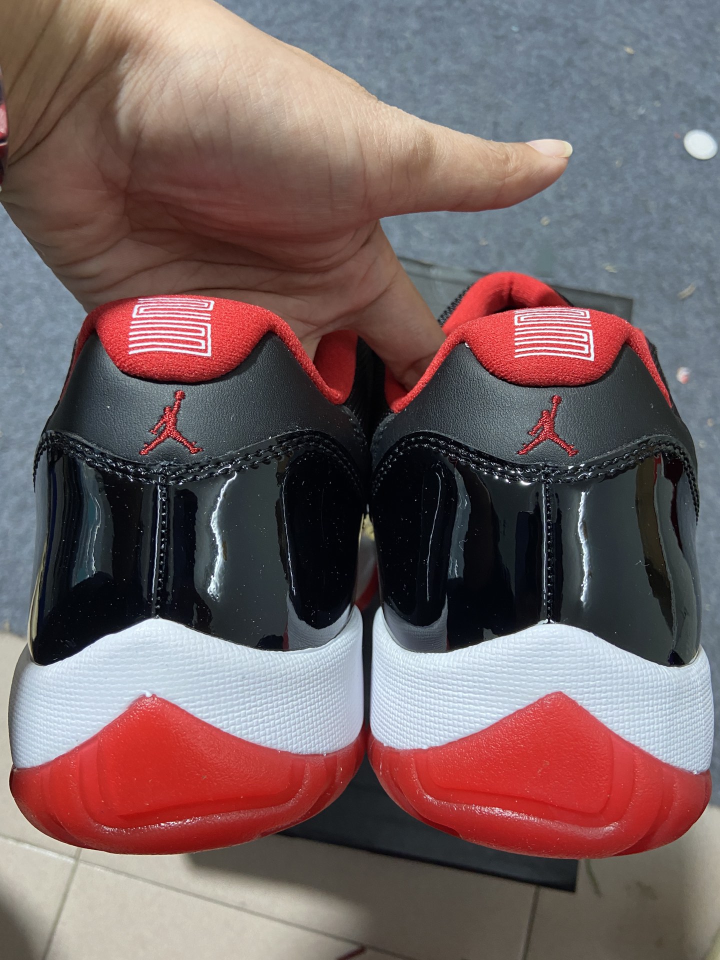 独家首发原装纯原出货AirJordan11RetroLowBred黑红低帮情怀之作528895-012原