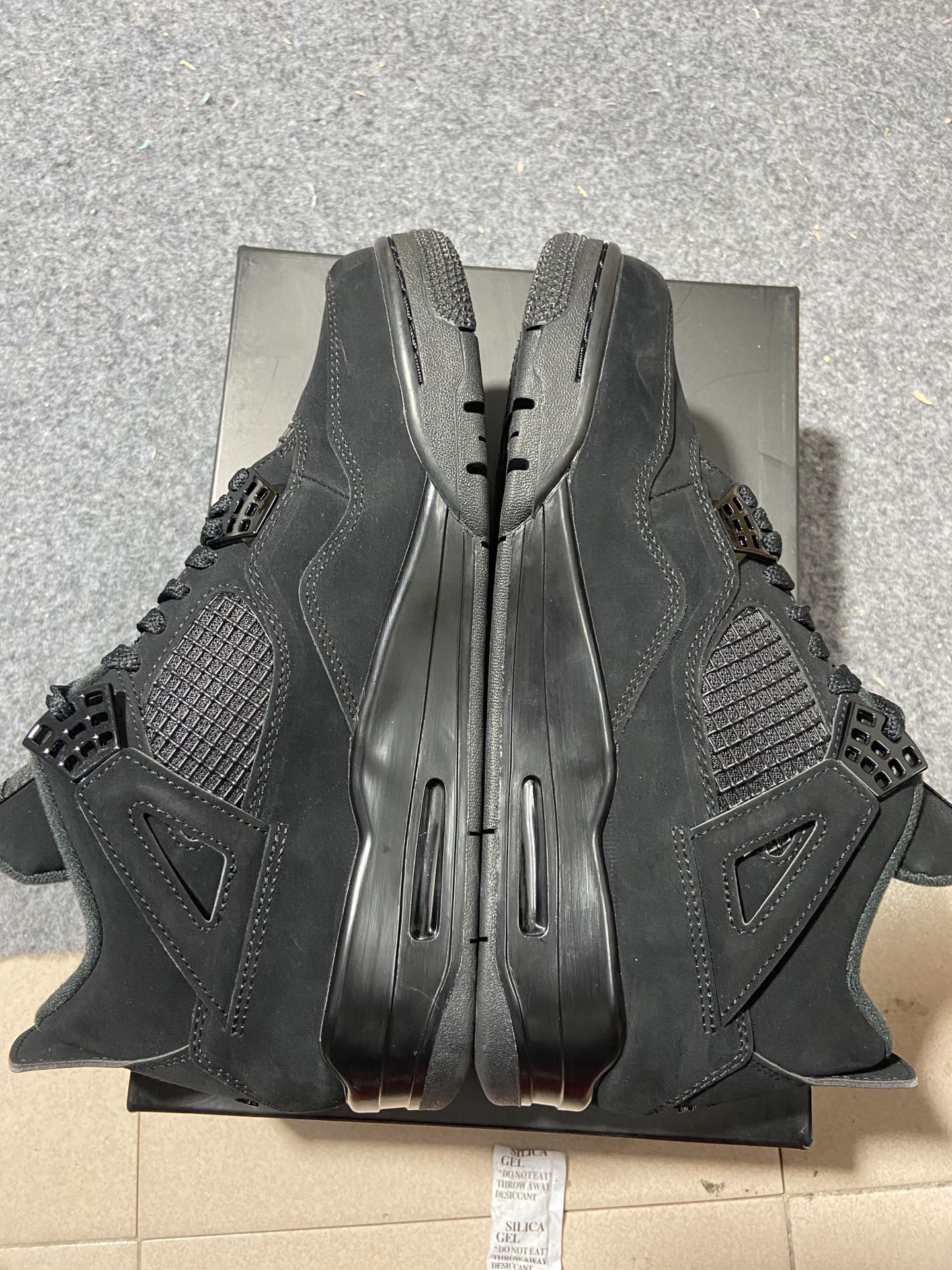 AJ4黑猫尺码:40.5-48.5福利特价-AirJordan4RetroBlackCat黑猫麂皮黑武士