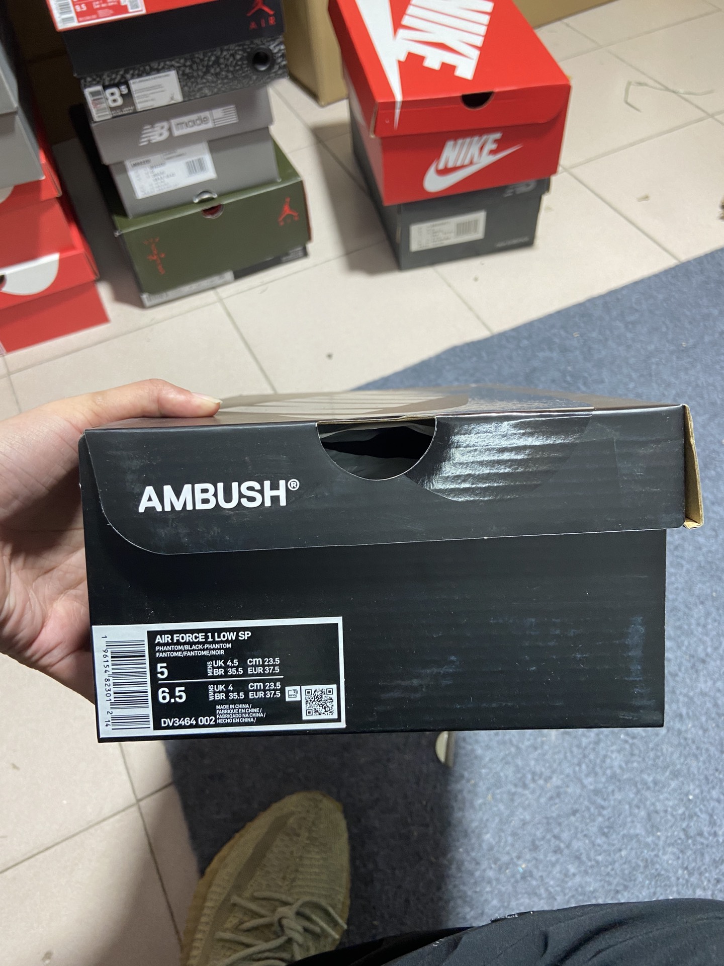 AMBUSH白色鞋码36-46福利特价总裁R版出品-AMBUSHxNKAirForce1Low白色DV3