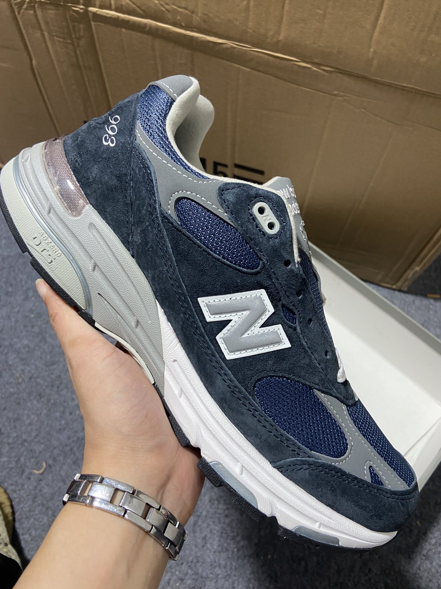 NB990V3藏青尺码40-46.5总裁R出品-NewBalanceNB993藏青海军蓝MR993NVY