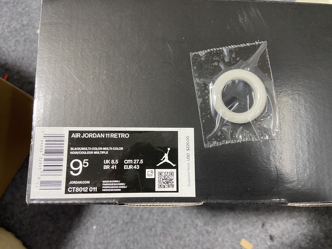 AJ11黑银尺码40-47.5总裁R出品-AirJordan11AJ11纯原真碳黑银CT8012-011