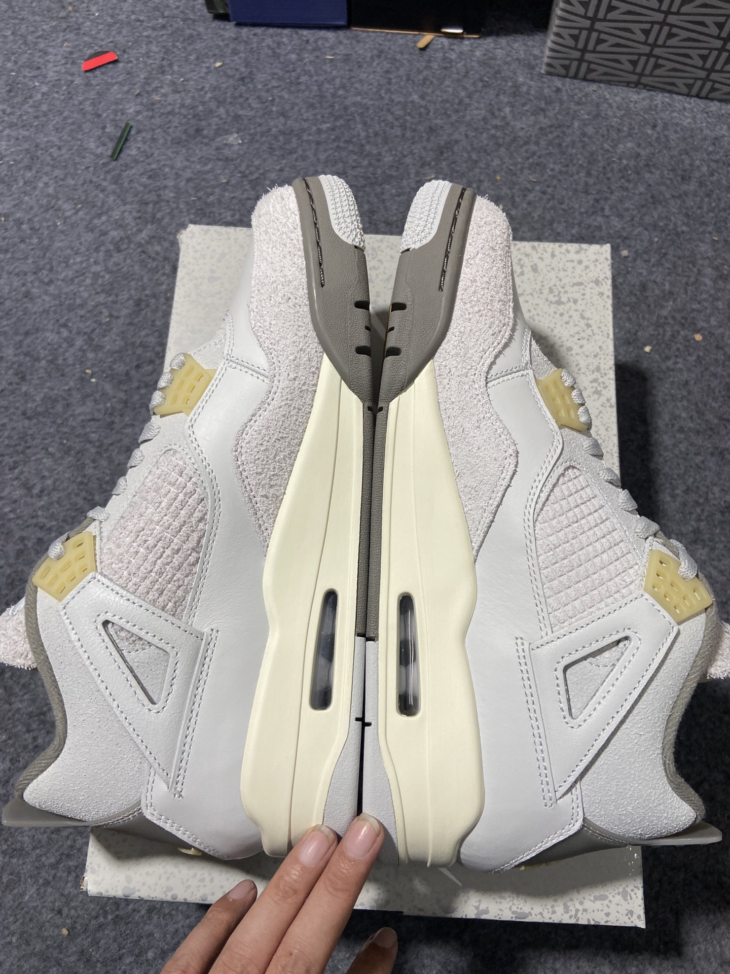 AJ4灰兔子鞋码40-47.5总裁R版出品-AirJordan4SE“Craft”AJ4灰兔子DV374