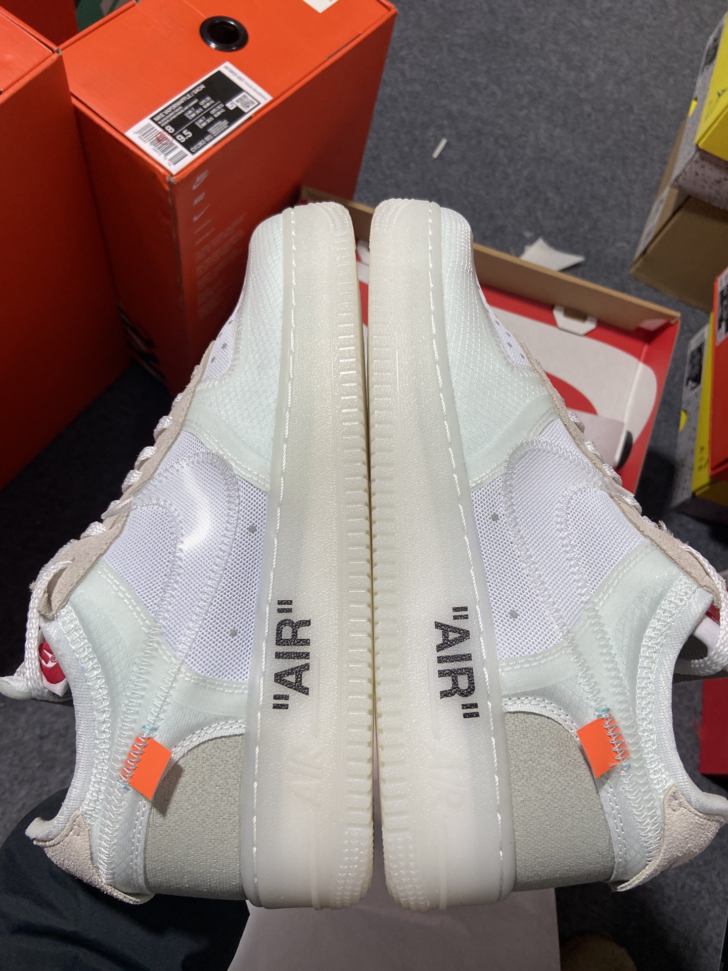 ow联名空军白色尺码40-46总裁R出品-OFF-WHITExAirForce1AF1OW联名白色AO4