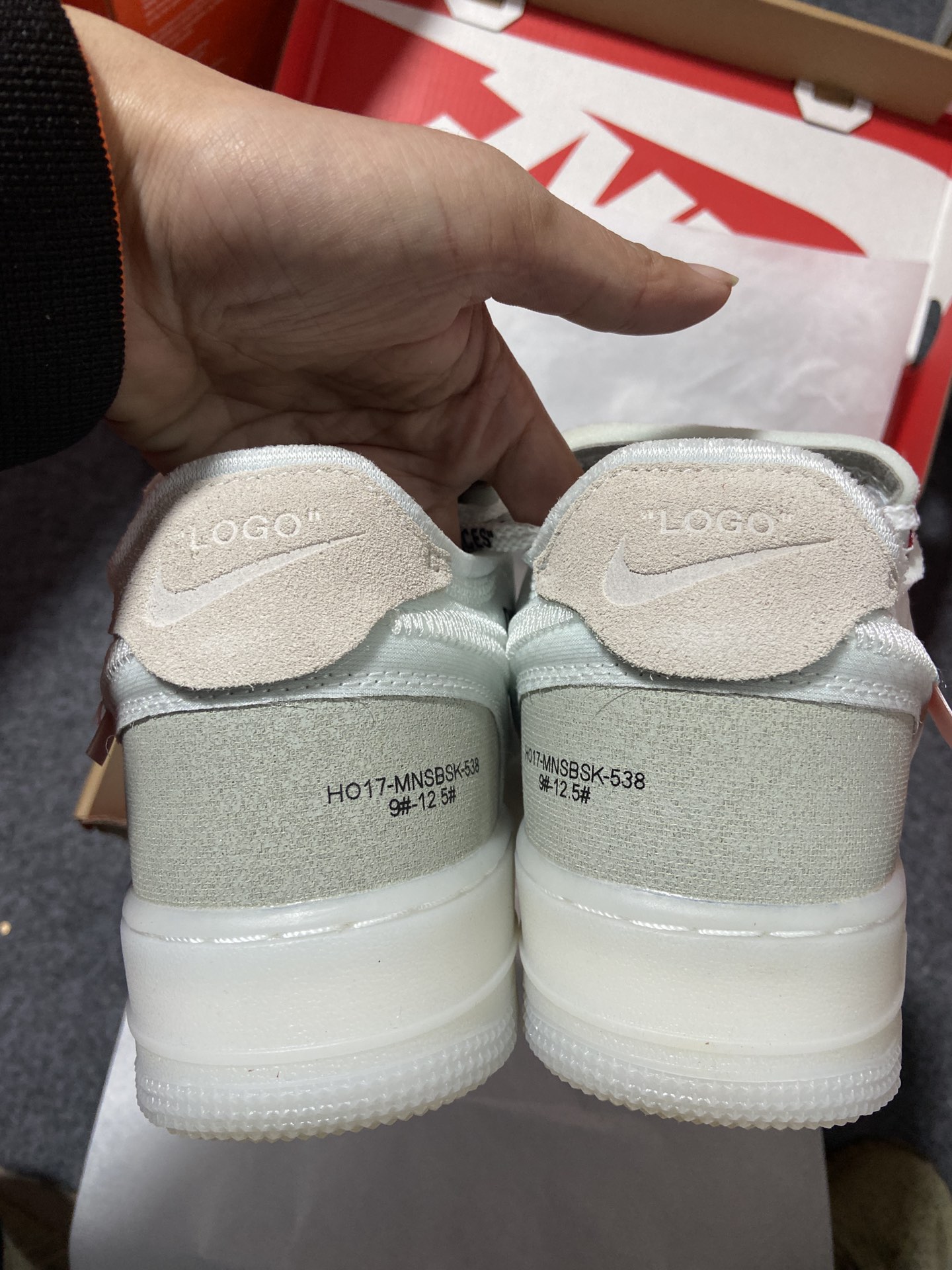 ow联名空军白色尺码40-46总裁R出品-OFF-WHITExAirForce1AF1OW联名白色AO4