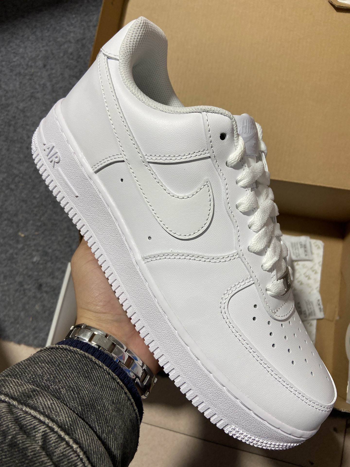 AF1白尺码:36-46总裁PDD版出品-AirForce1Low07AF1全白CW2288-111超级