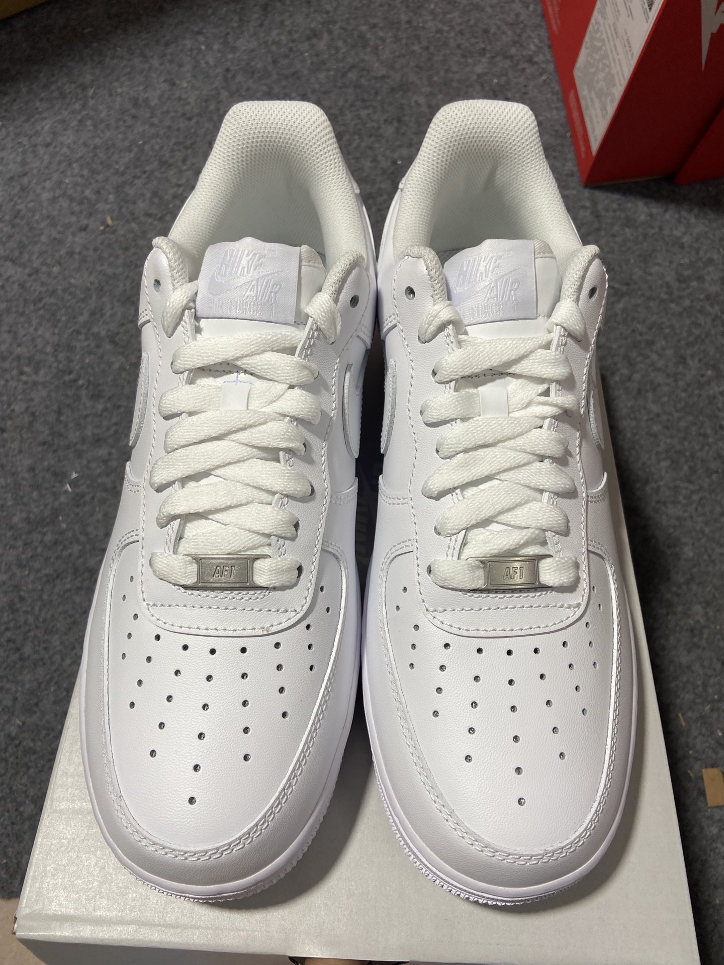 AF1白尺码:36-46总裁PDD版出品-AirForce1Low07AF1全白CW2288-111超级