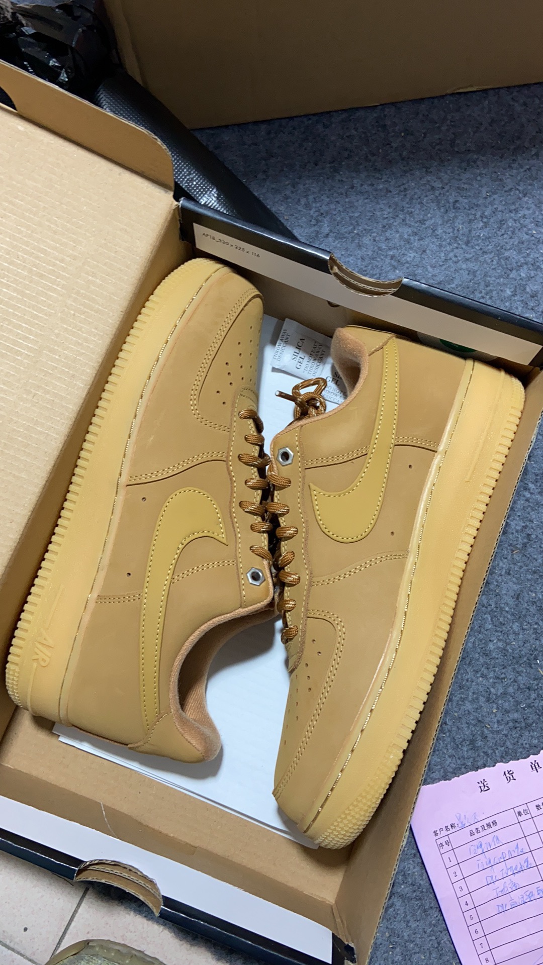 af1空军小麦low尺码35.5-47.5总裁L出品-AIRFORCE1AF1LOW小麦空军低帮板鞋CJ