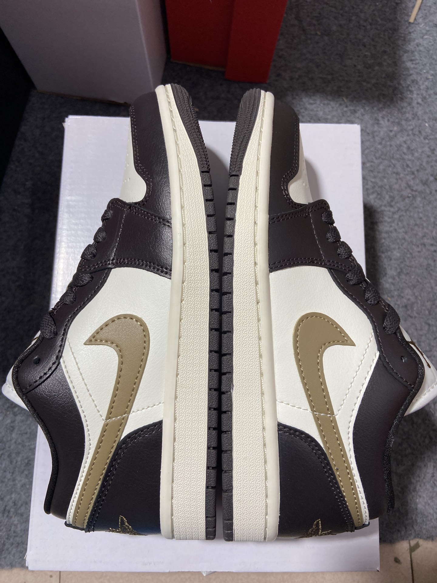 AJLow棕色鞋码35.5-46总裁R版出品-WMNSAirJordan1LowShadowBrown棕