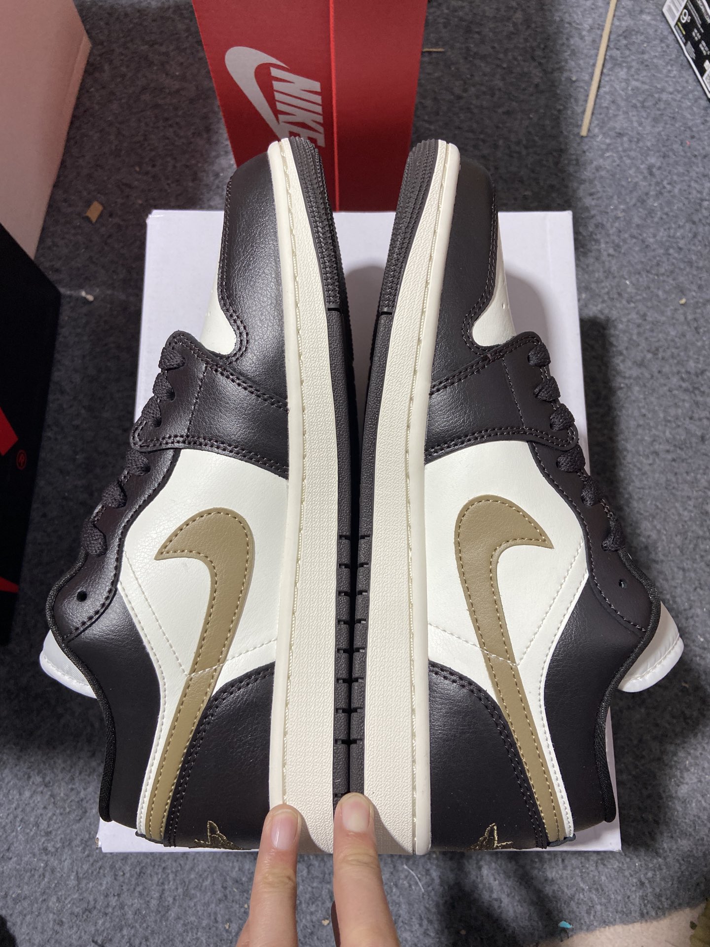 AJLow棕色鞋码35.5-46总裁R版出品-WMNSAirJordan1LowShadowBrown棕