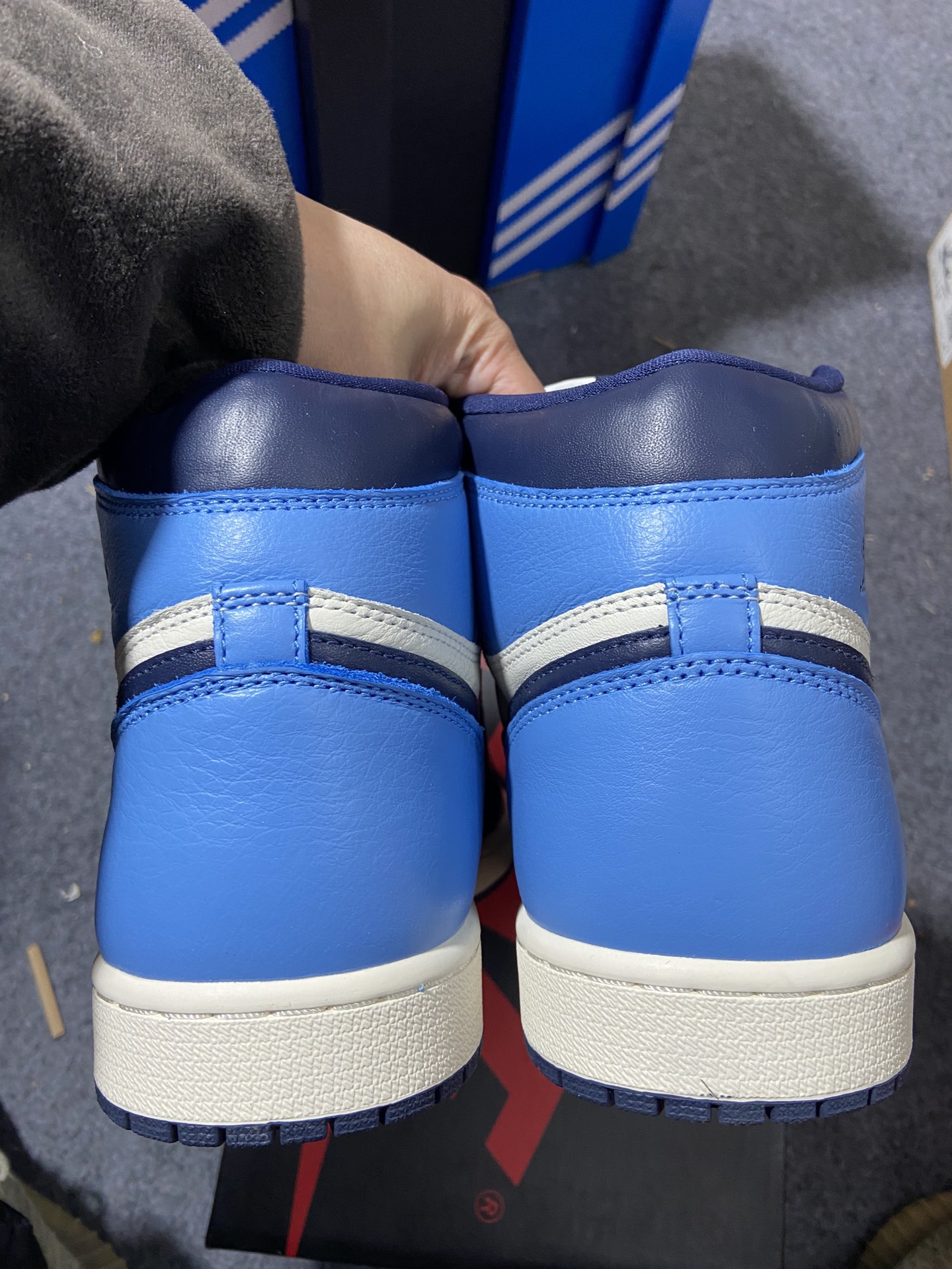 AJ1黑耀石尺码40-47.5纯原14版出品-AirJordan1AJ1OGObsidian黑耀石白蓝5