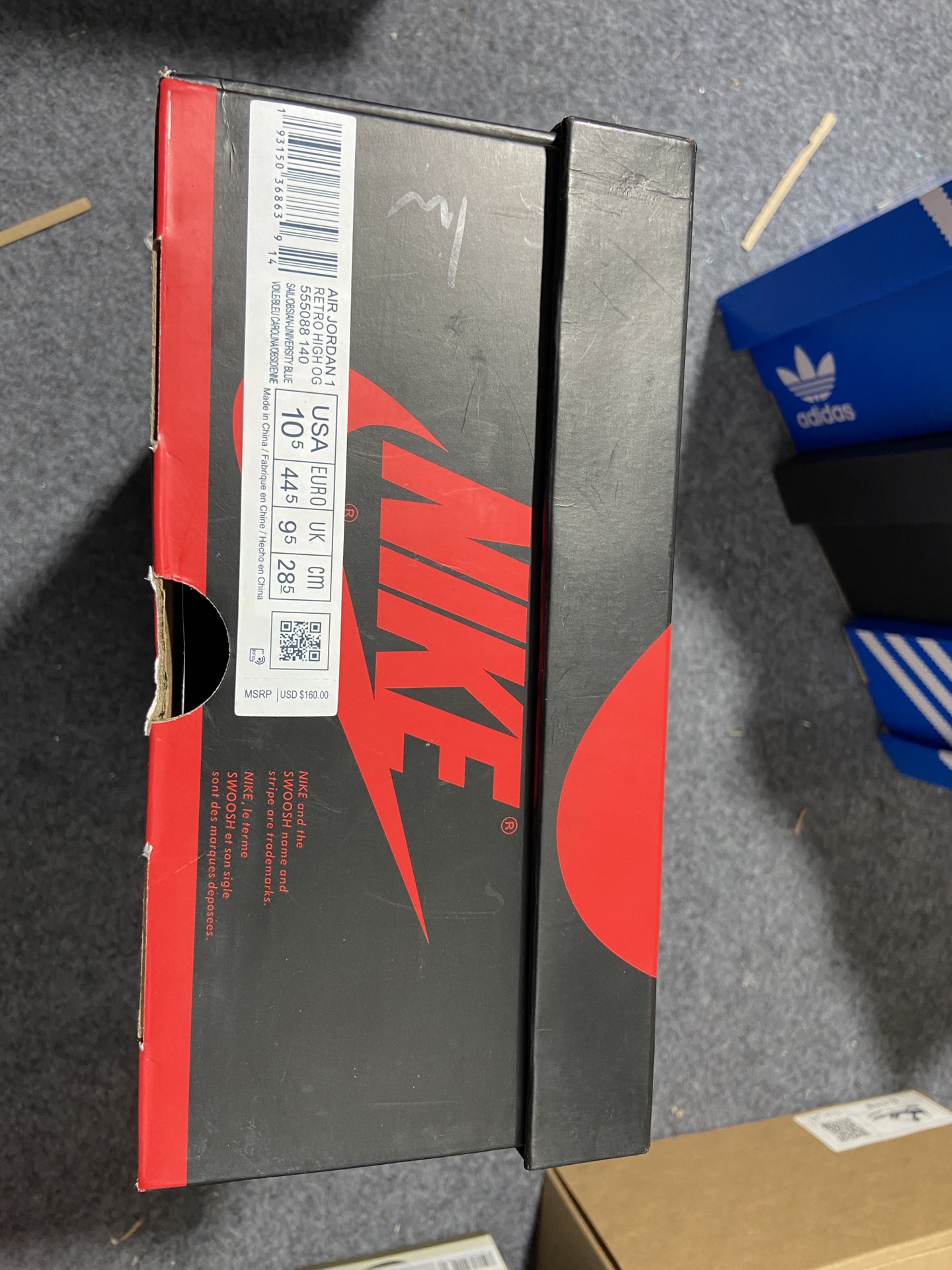 AJ1黑耀石尺码40-47.5纯原14版出品-AirJordan1AJ1OGObsidian黑耀石白蓝5