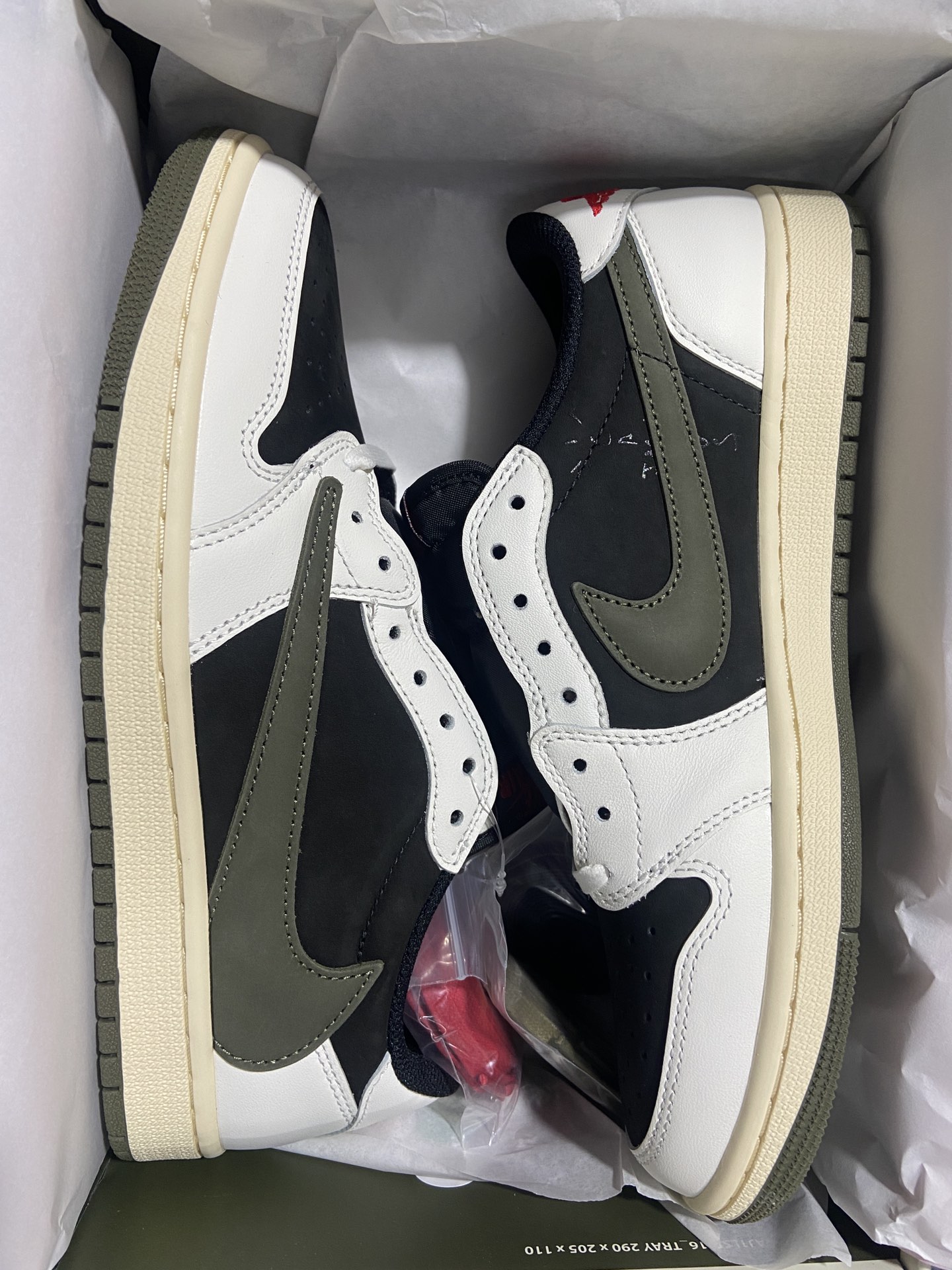 AJLow橄榄绿尺码36-47.5总裁R版出品-TravisScottxAirJordan1LowOGW