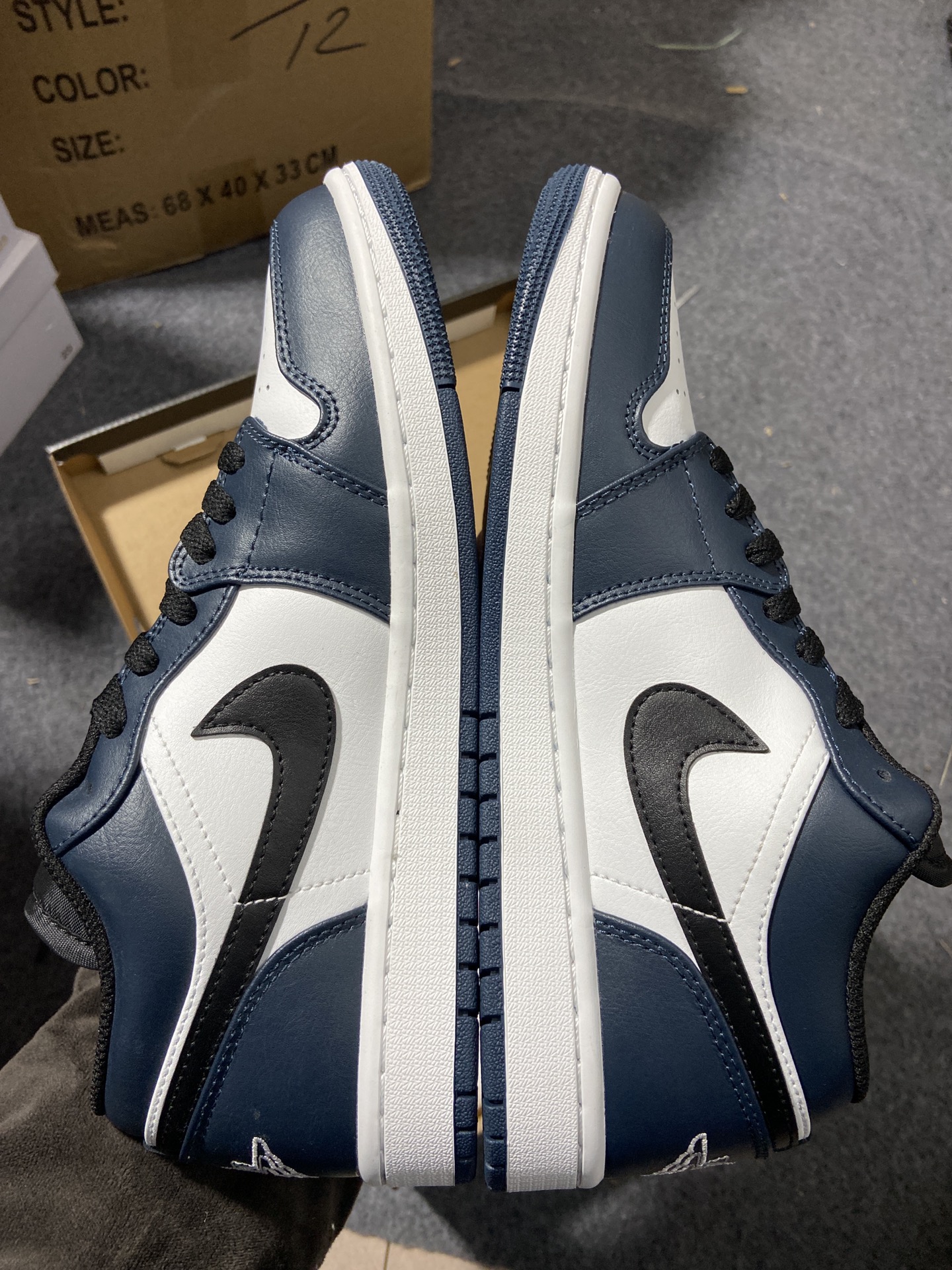 AJLow深青鞋码40-46总裁L版出品-AirJordan1Low“DarkTeal”深青553558