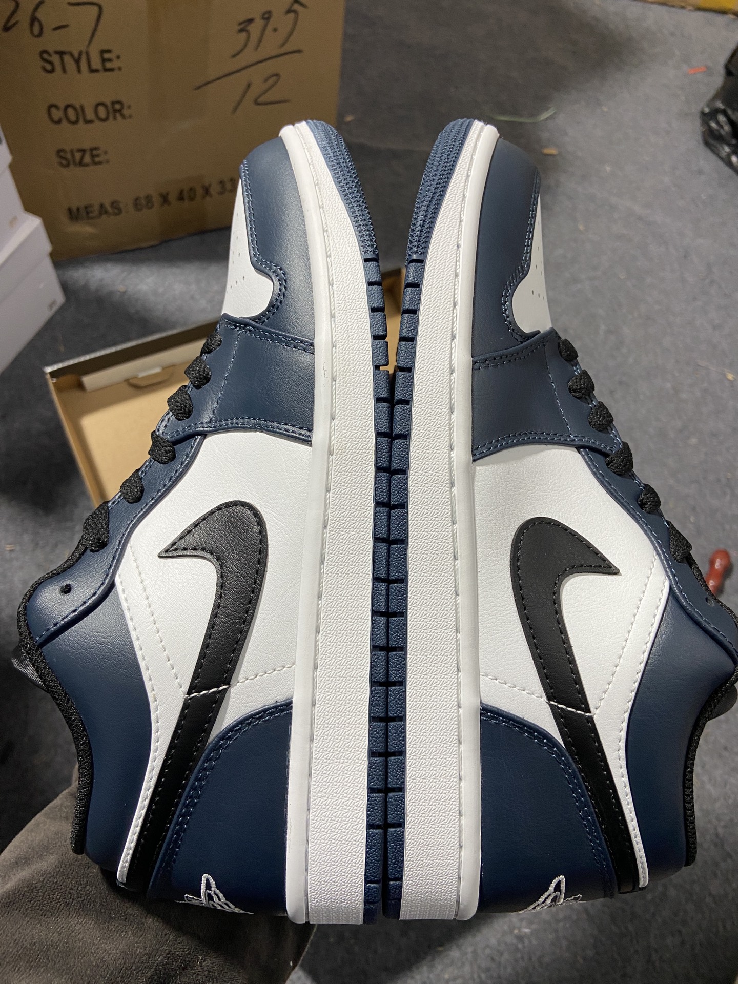 AJLow深青鞋码40-46总裁L版出品-AirJordan1Low“DarkTeal”深青553558