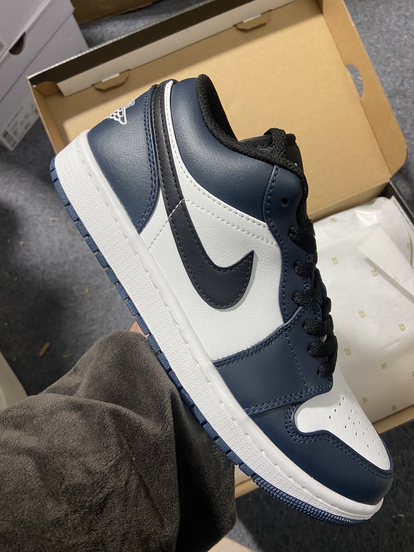 AJLow深青鞋码40-46总裁L版出品-AirJordan1Low“DarkTeal”深青553558