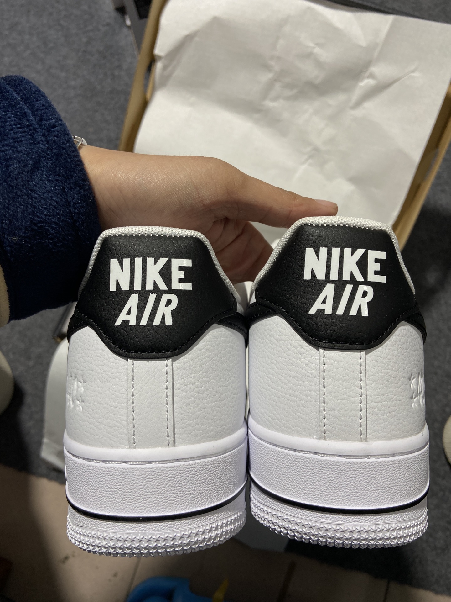 AF1白黑迷你勾尺码39-47.5纯原版-AirForce1Low白黑迷你勾DQ7658-100