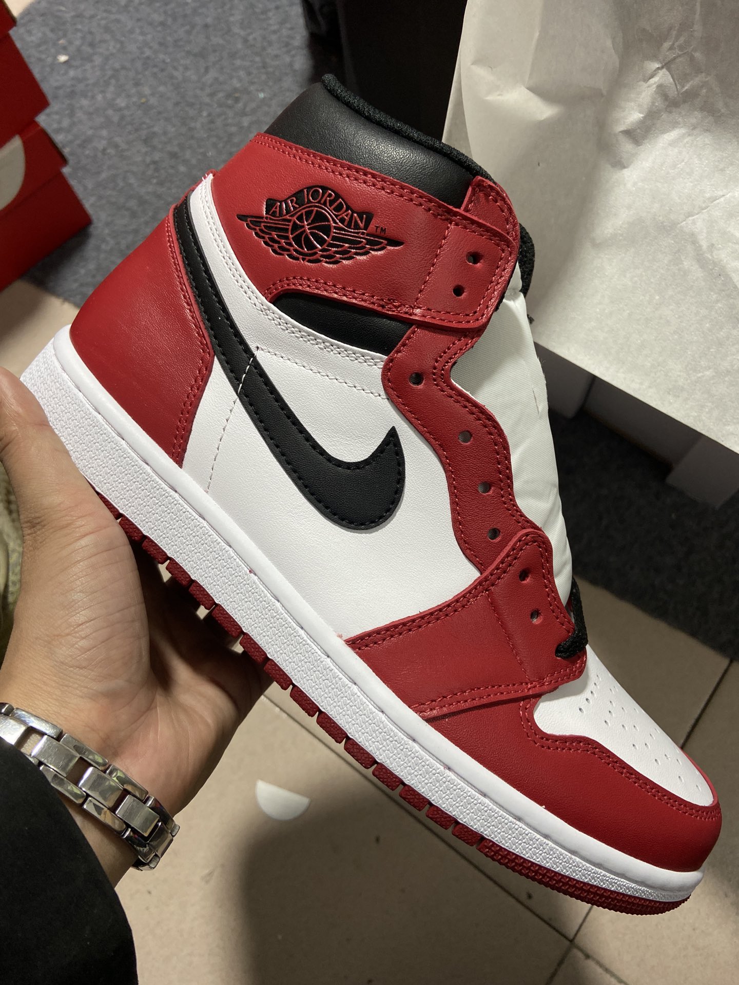 AJ1芝加哥尺码36-47.5F版纯原版-AirJordan1HighOG“Chicago”芝加哥白红5