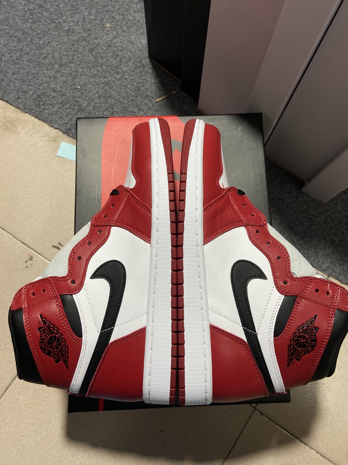 AJ1芝加哥尺码36-47.5F版纯原版-AirJordan1HighOG“Chicago”芝加哥白红5