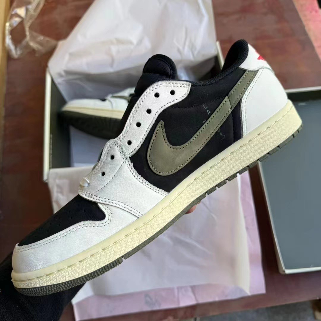 AJ1Low橄榄绿鞋码40-47.5纯原福利特价-TravisScottxAirJordan1LowOG