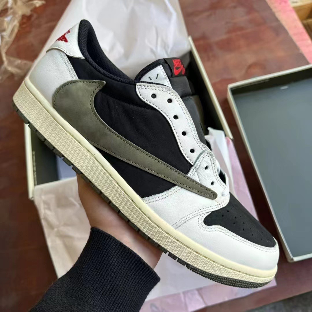 AJ1Low橄榄绿鞋码40-47.5纯原福利特价-TravisScottxAirJordan1LowOG