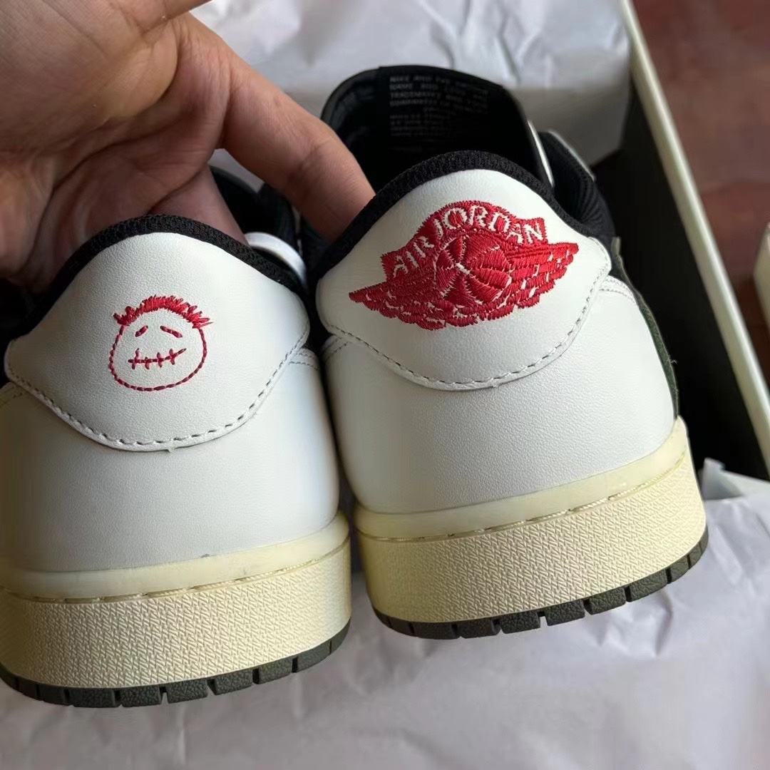 AJ1Low橄榄绿鞋码40-47.5纯原福利特价-TravisScottxAirJordan1LowOG