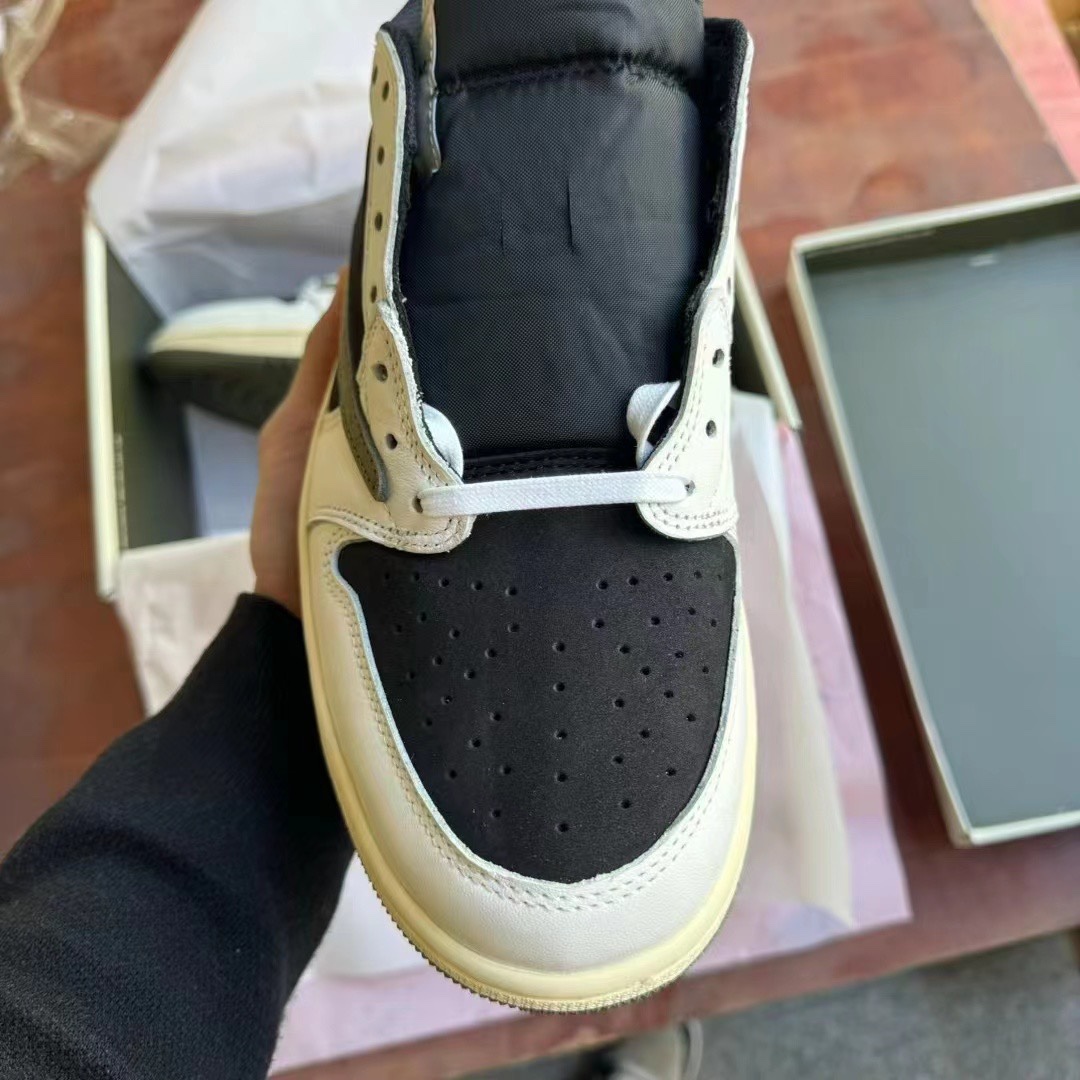 AJ1Low橄榄绿鞋码40-47.5纯原福利特价-TravisScottxAirJordan1LowOG