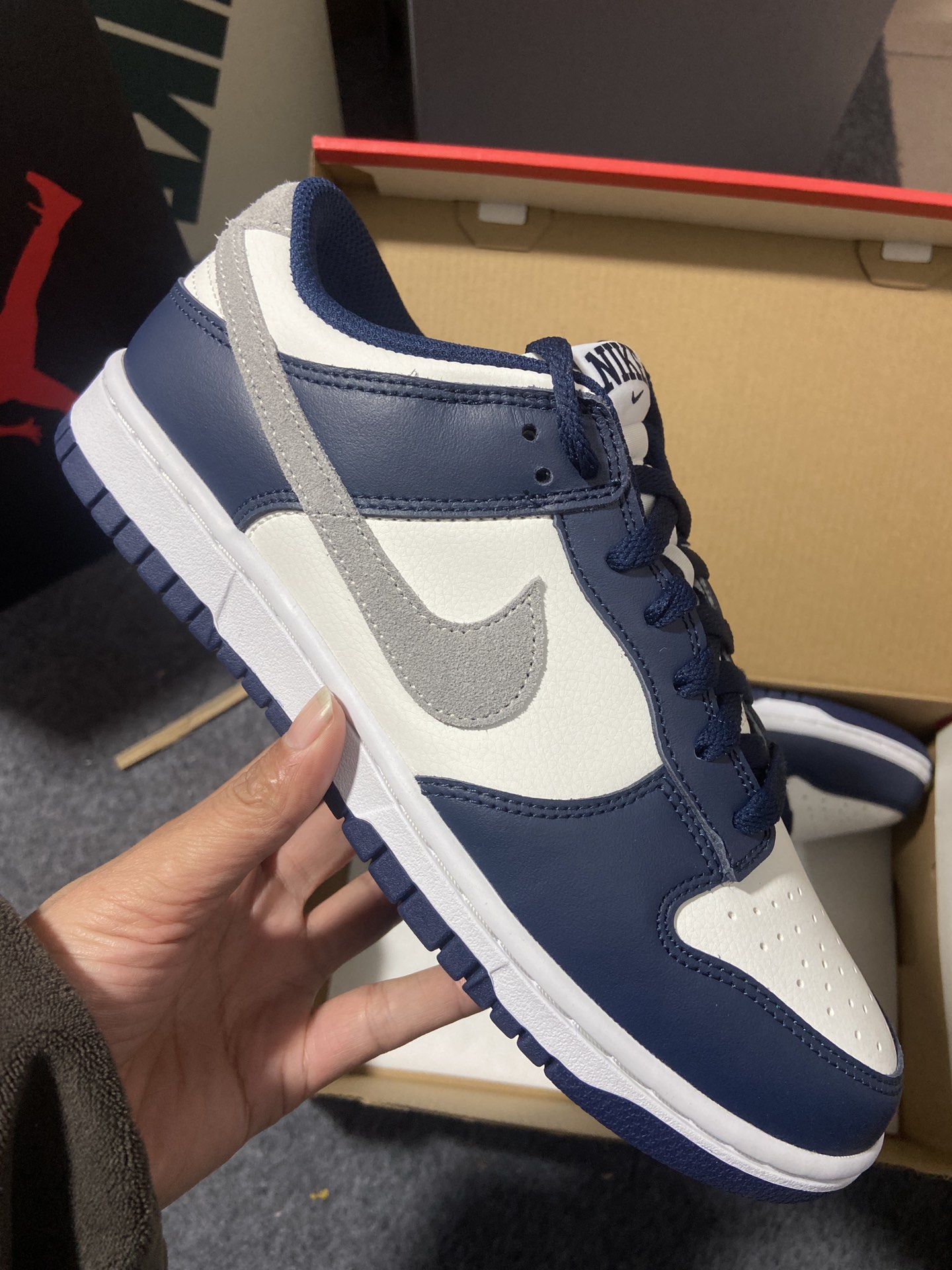 福利特价NikeDunkLow蓝白纯原生产线出品原厂织唛标一致匹配原版全市场唯一正确鞋带绑法原楦原纸板开