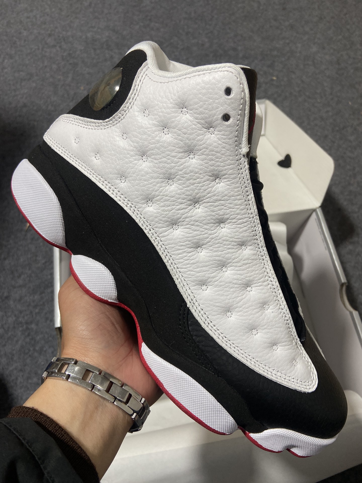 aj13熊猫尺码40-47.5AirJordan13AJ13黑白熊猫18年复刻414571-104