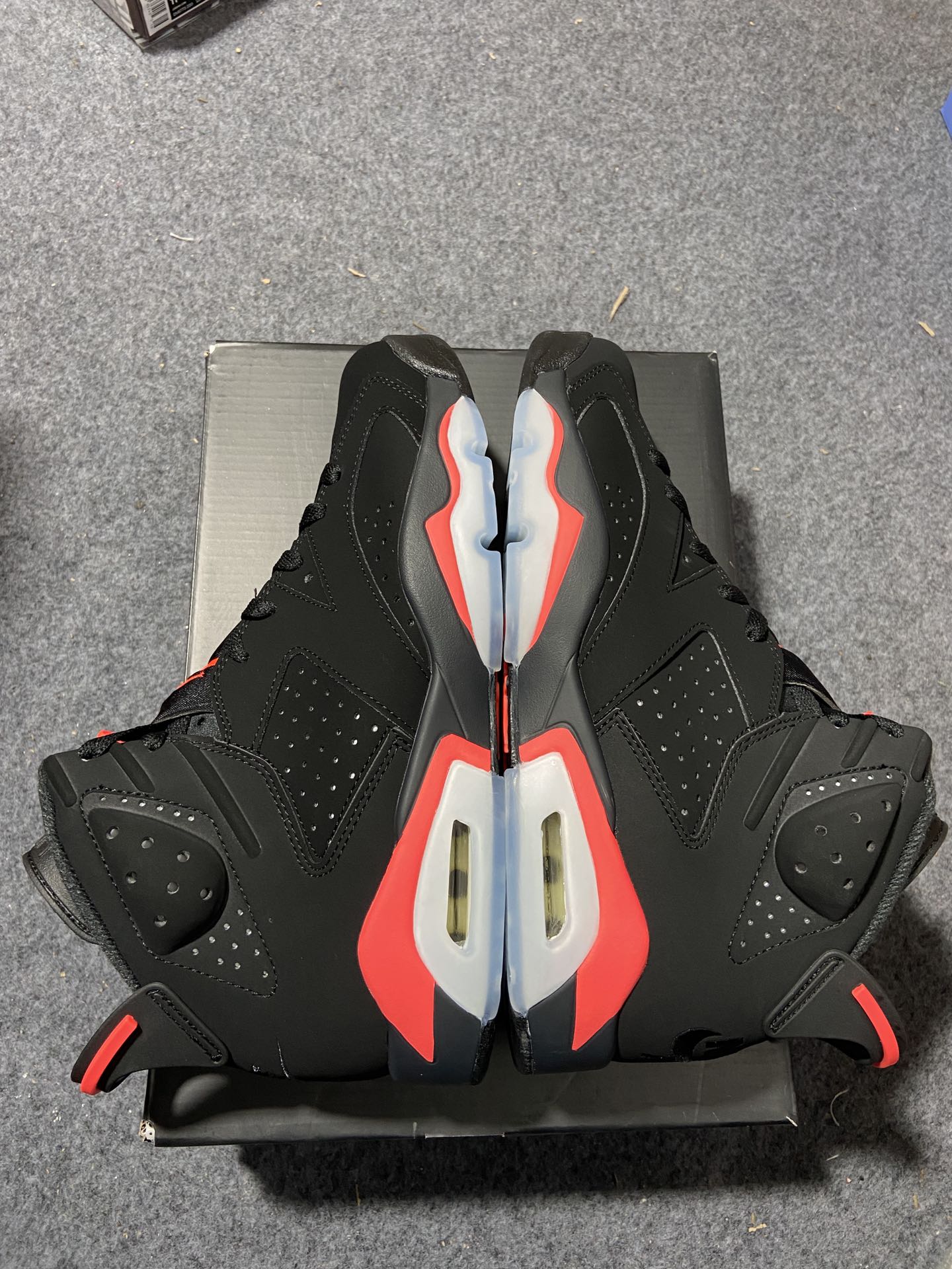 AJ6黑红尺码40-47.5总裁版Y3清远出品-AirJordan6InfraredAJ6黑红乔6黑红外