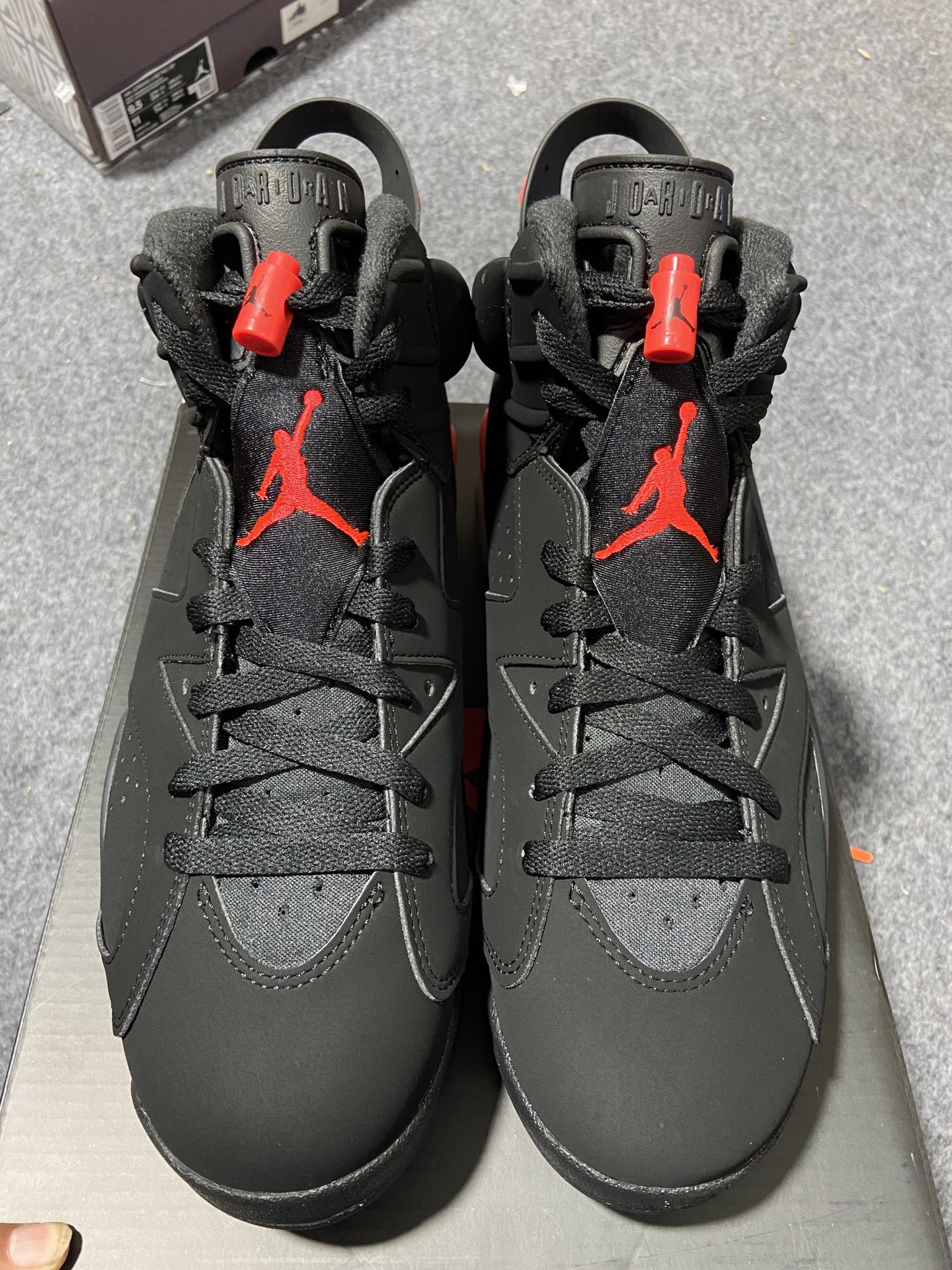 AJ6黑红尺码40-47.5总裁版Y3清远出品-AirJordan6InfraredAJ6黑红乔6黑红外