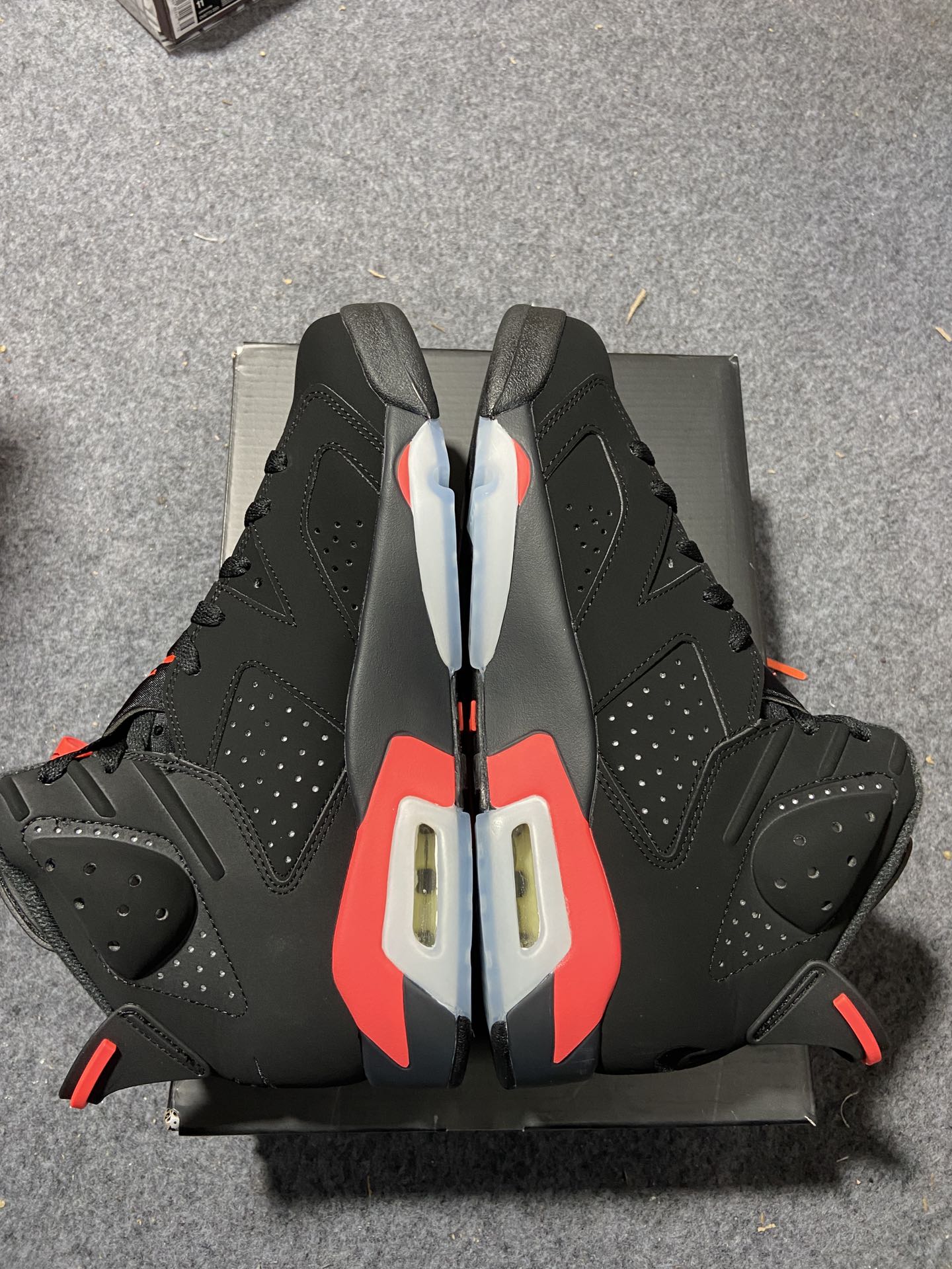 AJ6黑红尺码40-47.5总裁版Y3清远出品-AirJordan6InfraredAJ6黑红乔6黑红外