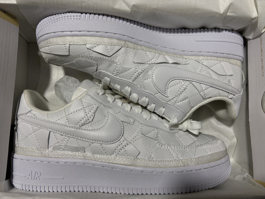 AF1碧梨白色尺码40-46纯原-BillieEilishxNKAF1Low“TripleWhite”碧