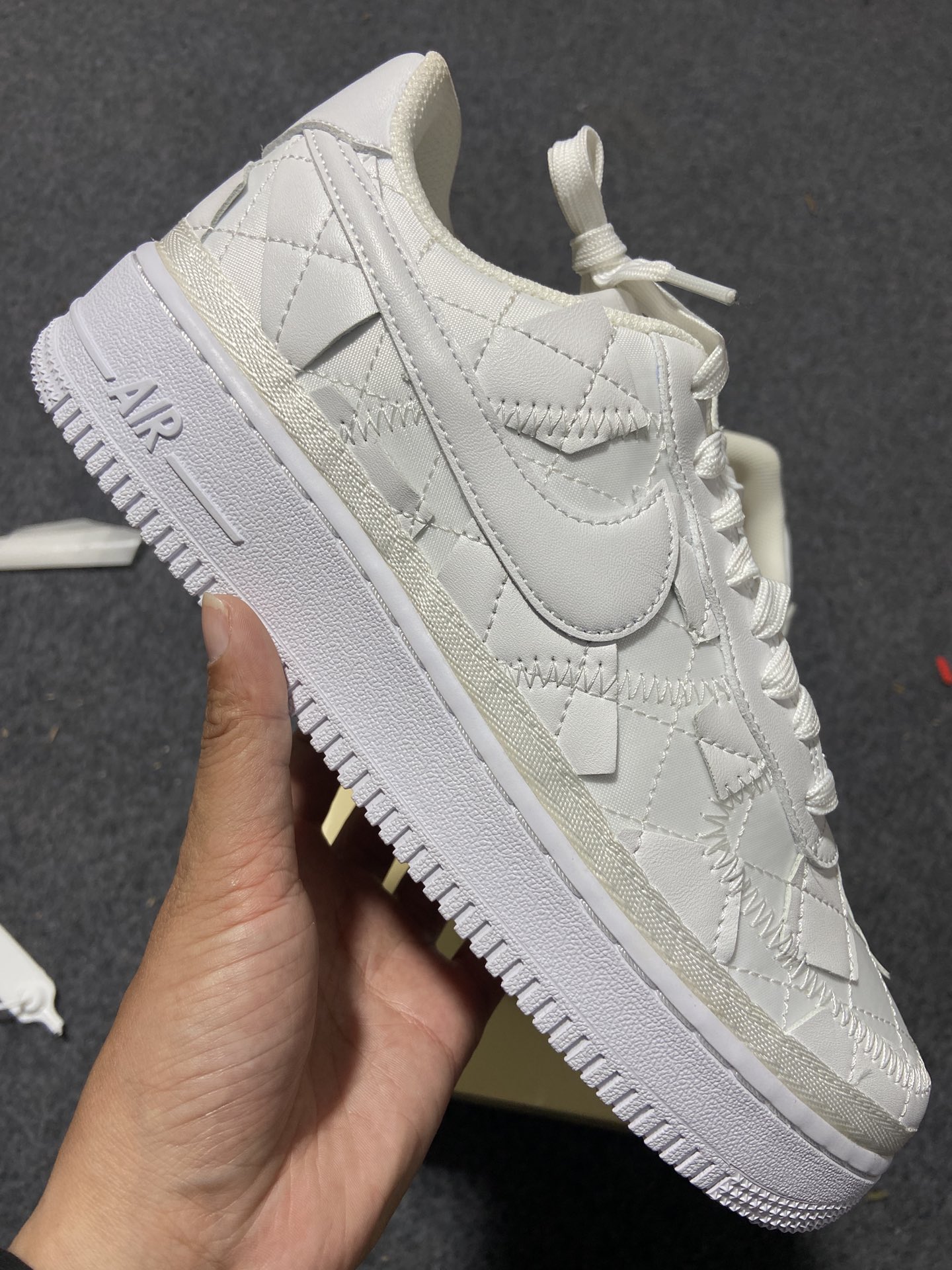 AF1碧梨白色尺码40-46纯原-BillieEilishxNKAF1Low“TripleWhite”碧