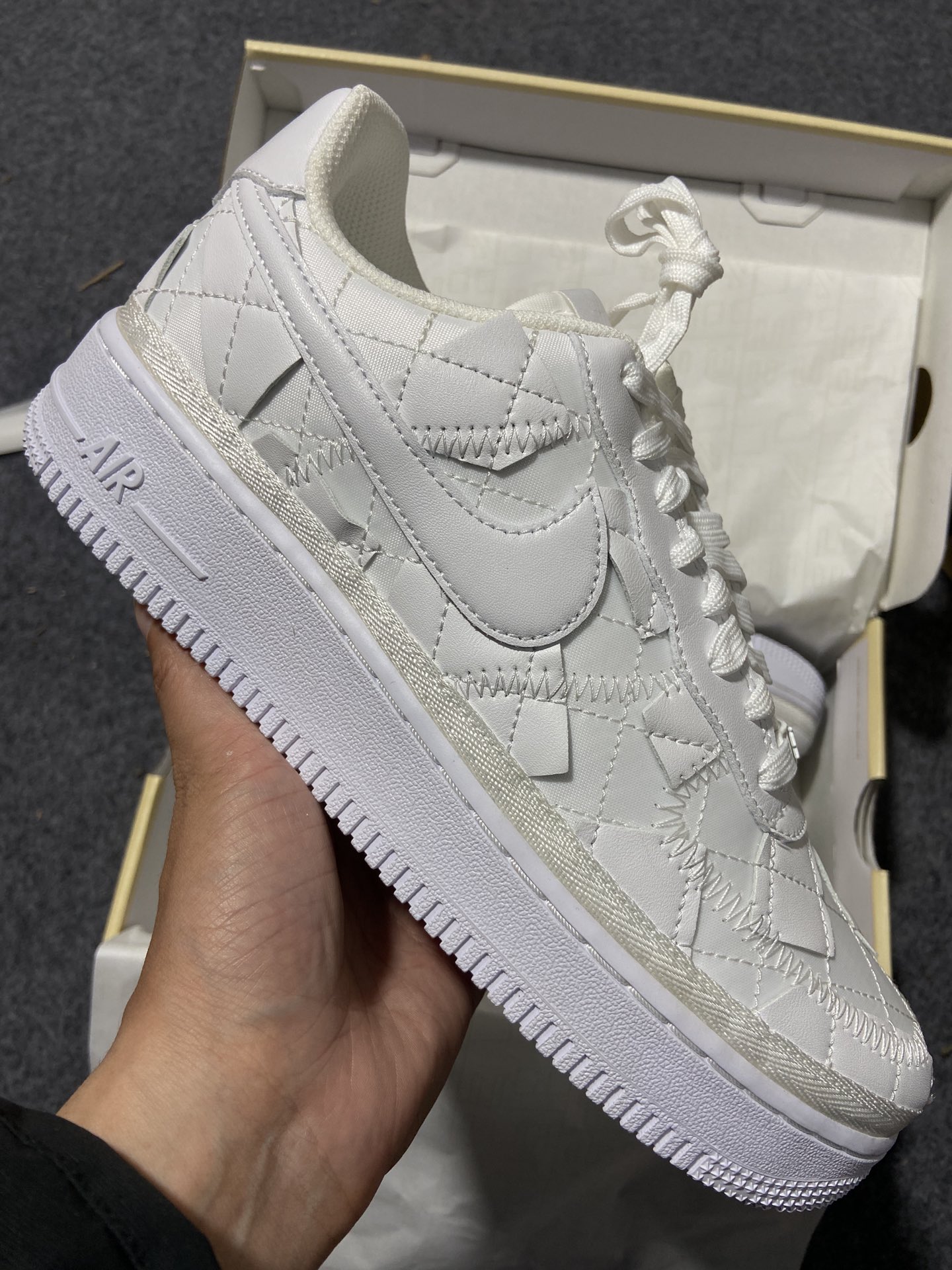 AF1碧梨白色尺码40-46纯原-BillieEilishxNKAF1Low“TripleWhite”碧