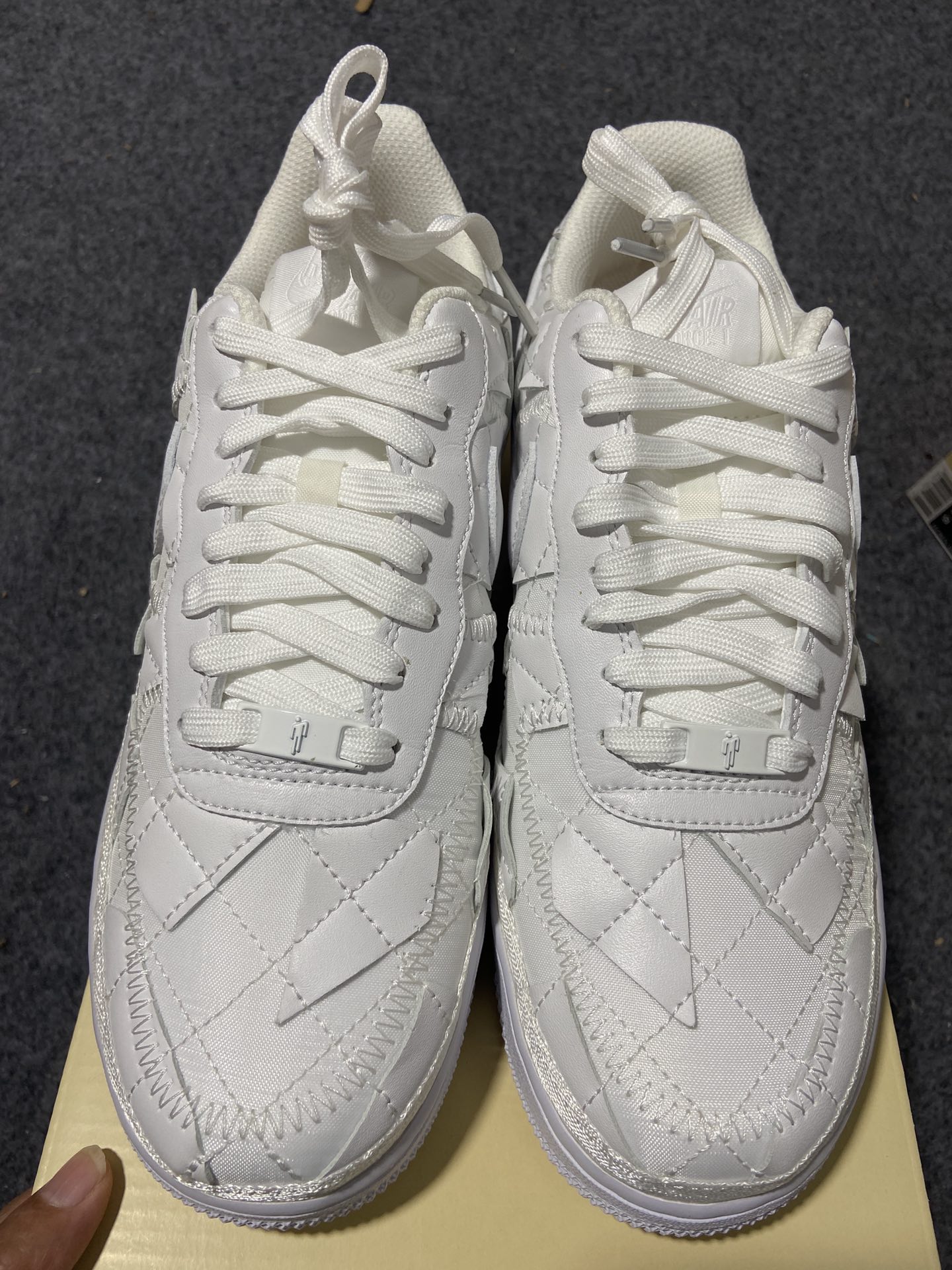 AF1碧梨白色尺码40-46纯原-BillieEilishxNKAF1Low“TripleWhite”碧